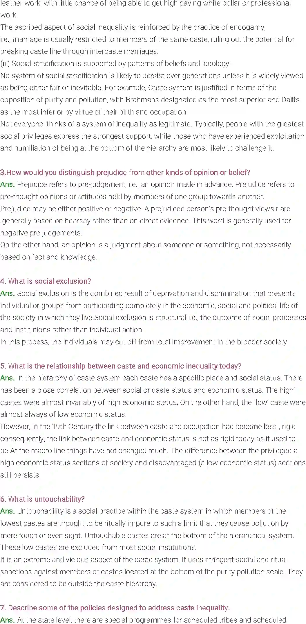 NCERT-Solution-Class-12-Sociology-Chapter-5-Patterns-of-Social-Inequality-and-Exclusion-206-page-2