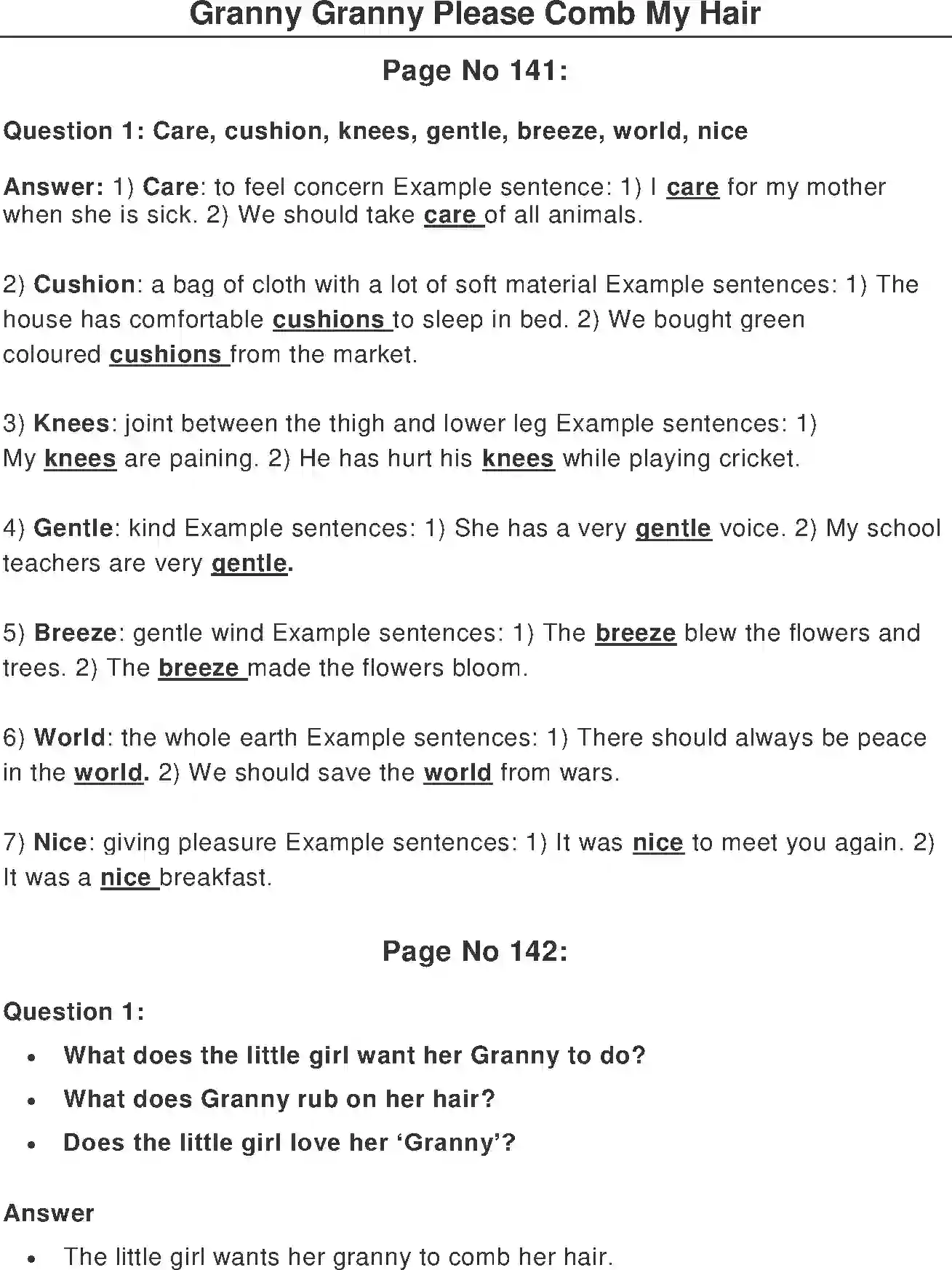 NCERT-Solution-Class-2-Marigold-Chapter-17-Granny-Granny-Please-Comb-my-Hair-4295-page-1