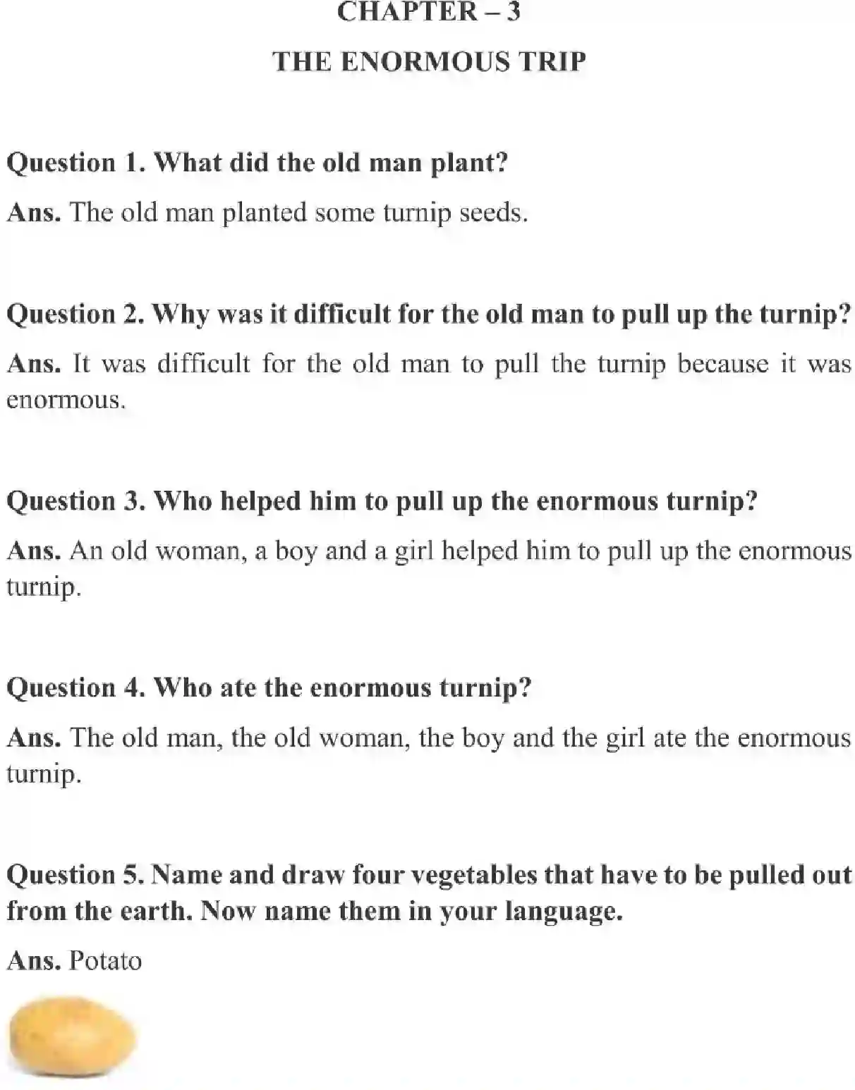 NCERT-Solution-Class-3-English-Chapter-3-The-Enormous-Trip-2011-page-1