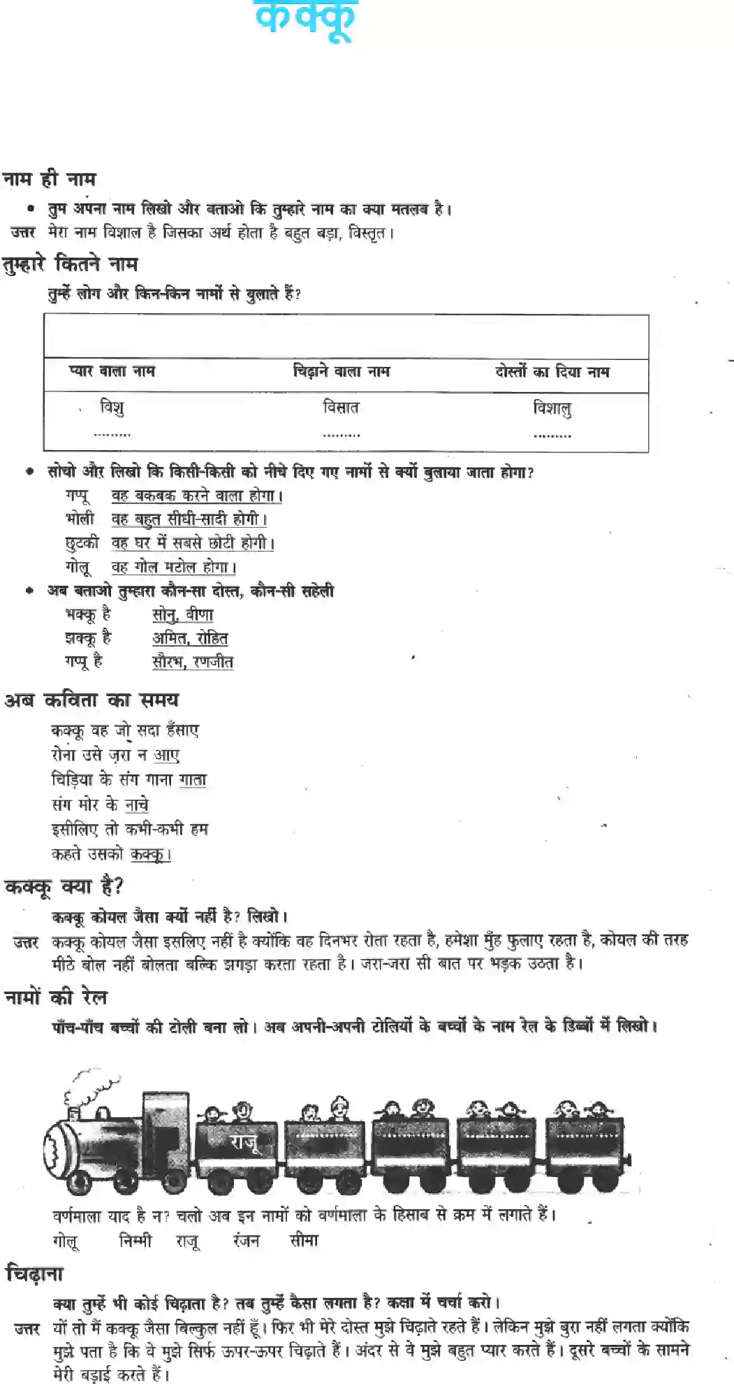 NCERT-Solution-Class-3-Hindi-Chapter-1-Kakku-1995-page-1