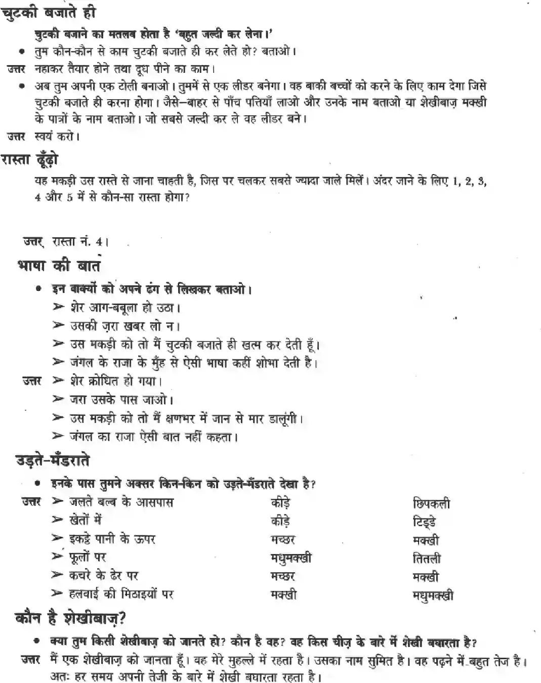 NCERT-Solution-Class-3-Hindi-Chapter-2-Shekhibaaz-Makkhi-1996-page-3