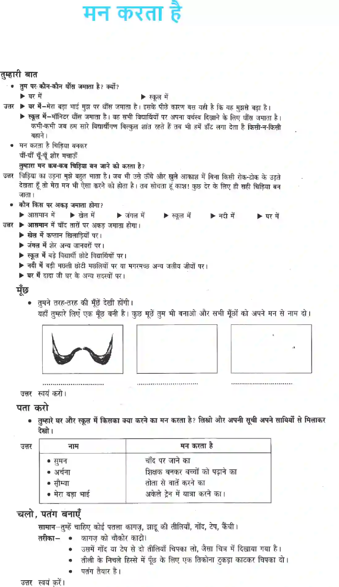 NCERT-Solution-Class-3-Hindi-Chapter-4-Mann-Karta-Hai-1998-page-1