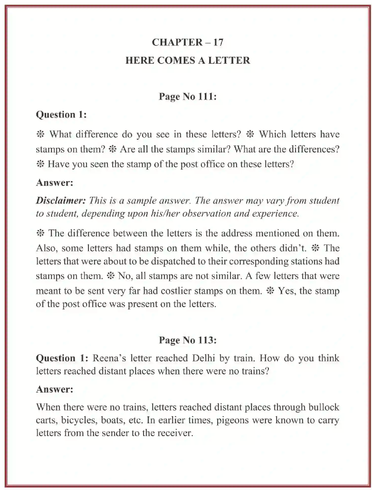NCERT-Solution-Class-3-Looking-Around-EVS-Chapter-17-Here-Comes-a-Letter-4241-page-1