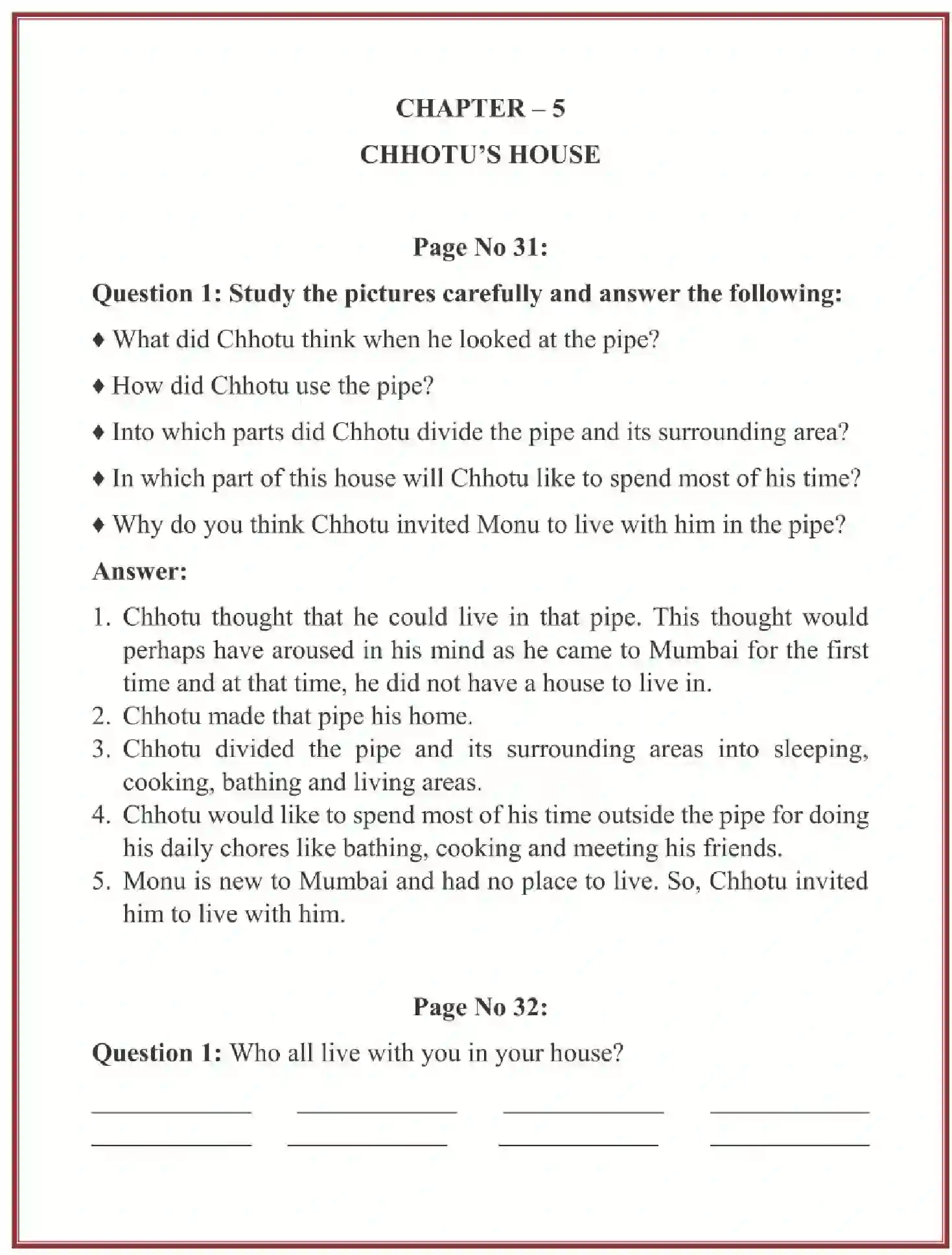 NCERT-Solution-Class-3-Looking-Around-EVS-Chapter-5-Chhotu’s-House-4229-page-1