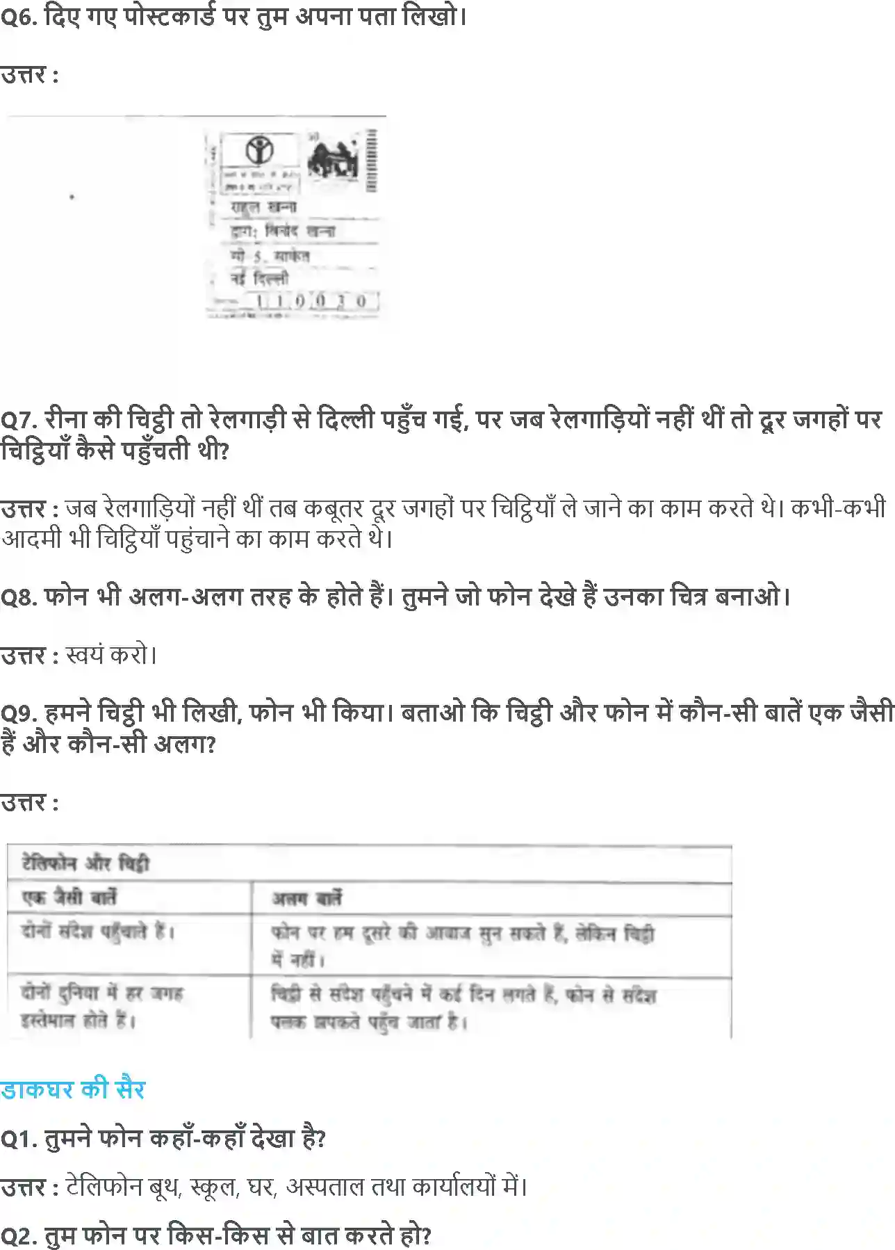 NCERT-Solution-Class-3-आसपास-चिट्टी-आई-है-5529-page-2
