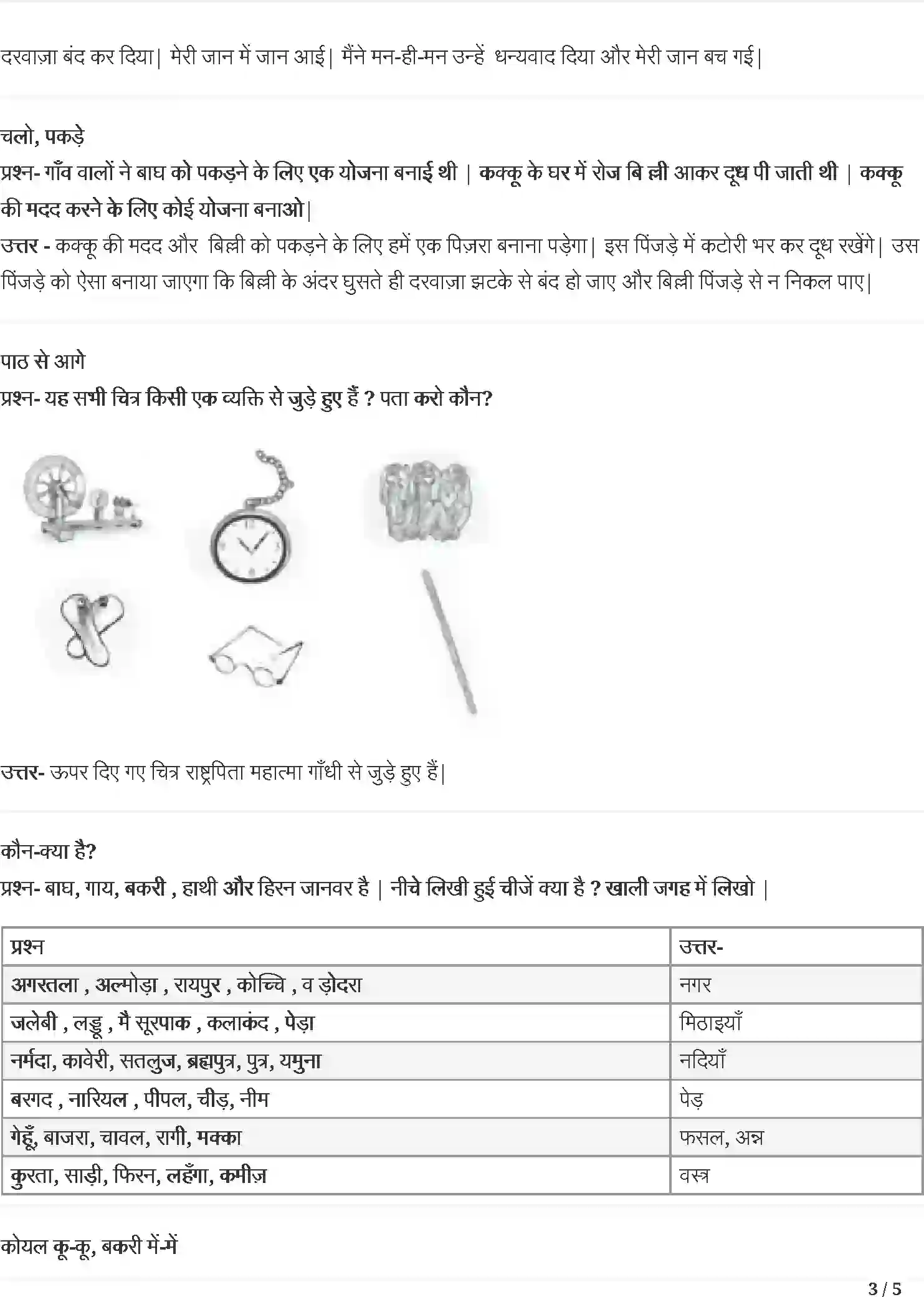 NCERT-Solution-Class-3-रिमझिम-मीरा-बहन-और-बाघ-5546-page-3
