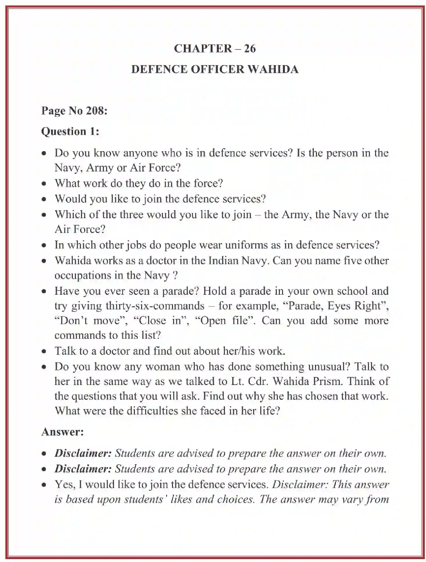 NCERT-Solution-Class-4-Looking-Around-EVS-Chapter-26-Defence-Officer-Wahida-4110-page-1