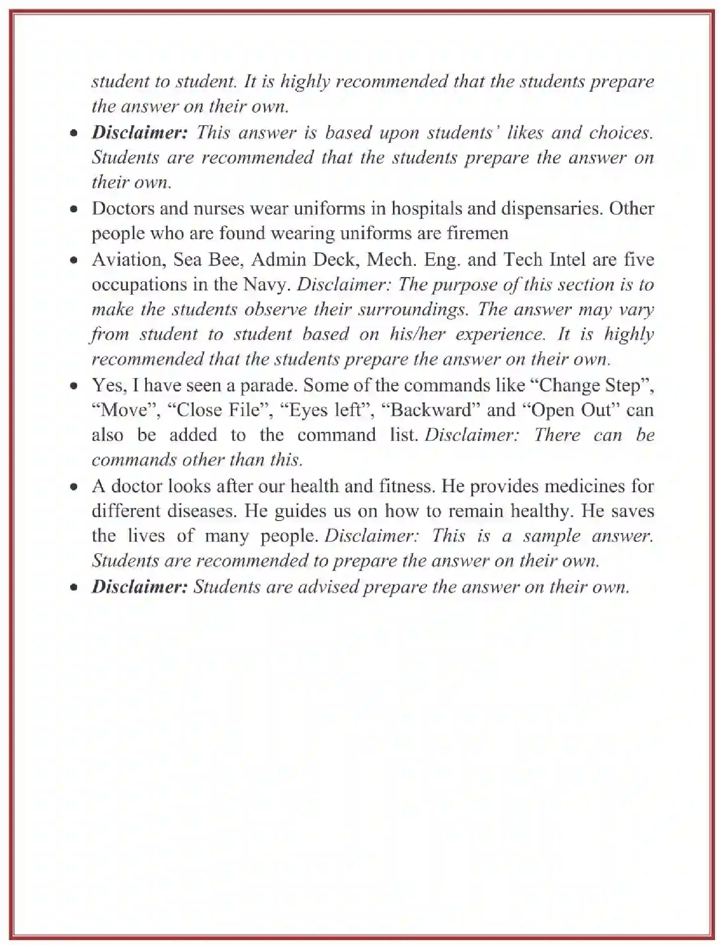 NCERT-Solution-Class-4-Looking-Around-EVS-Chapter-26-Defence-Officer-Wahida-4110-page-2