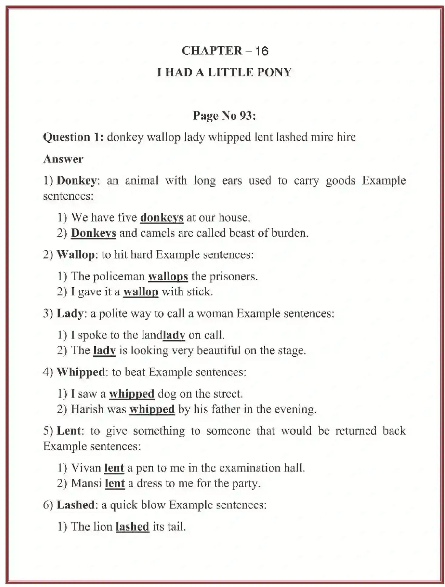 NCERT-Solution-Class-4-Marigold-Chapter-16-I-Had-A-Little-Pony-1908-page-1