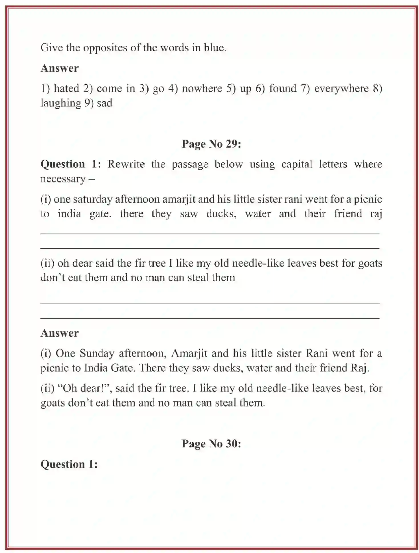 NCERT-Solution-Class-4-Marigold-Chapter-2-The-Little-Fir-Tree-1894-page-5