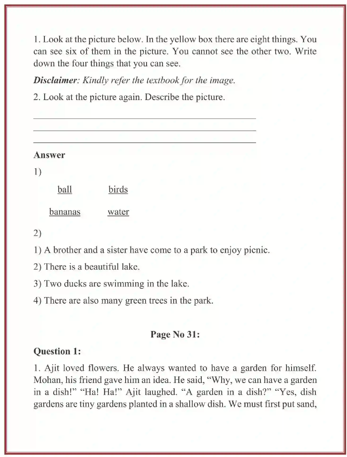 NCERT-Solution-Class-4-Marigold-Chapter-2-The-Little-Fir-Tree-1894-page-6