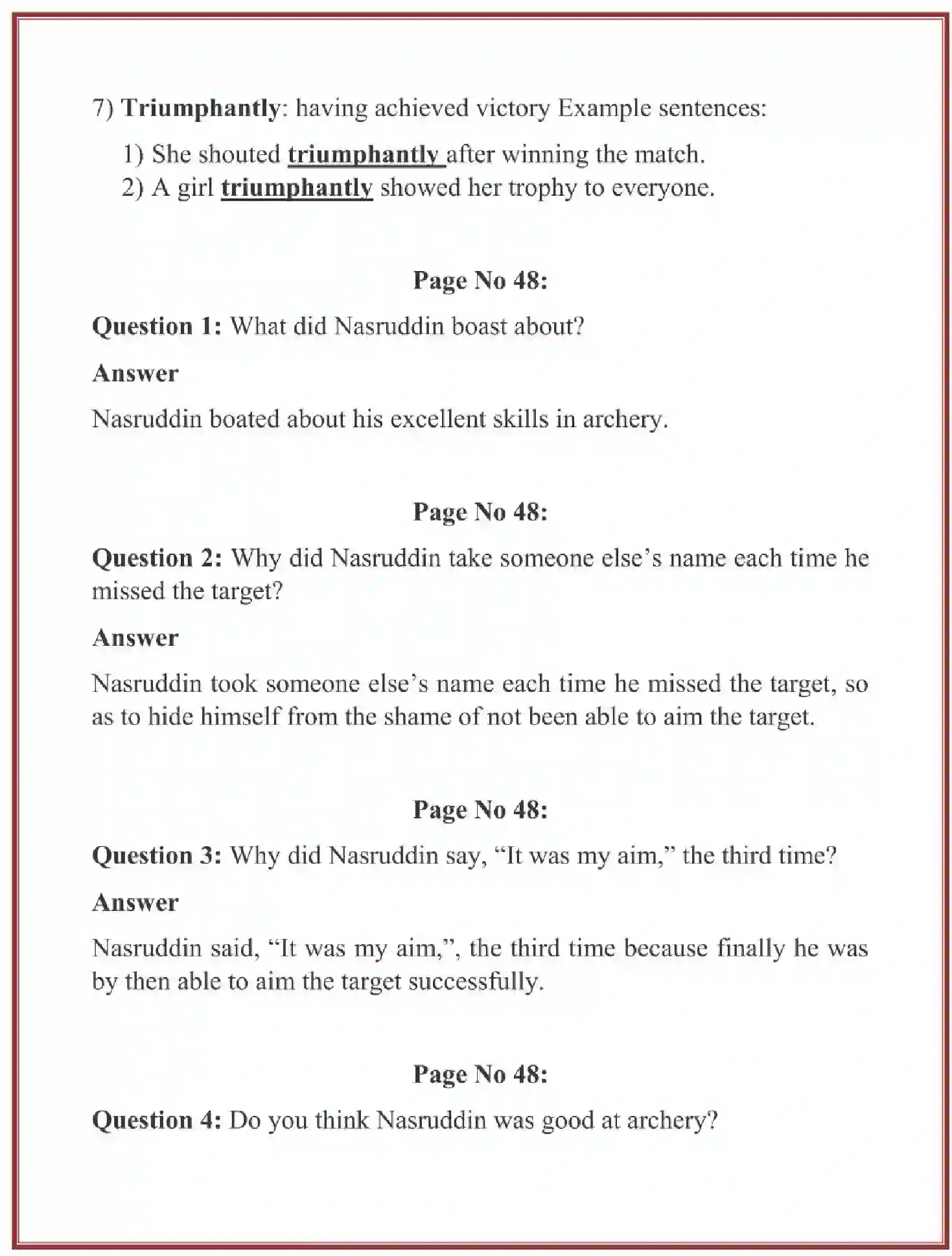 NCERT-Solution-Class-4-Marigold-Chapter-3-Nasruddins-Aim-1895-page-2