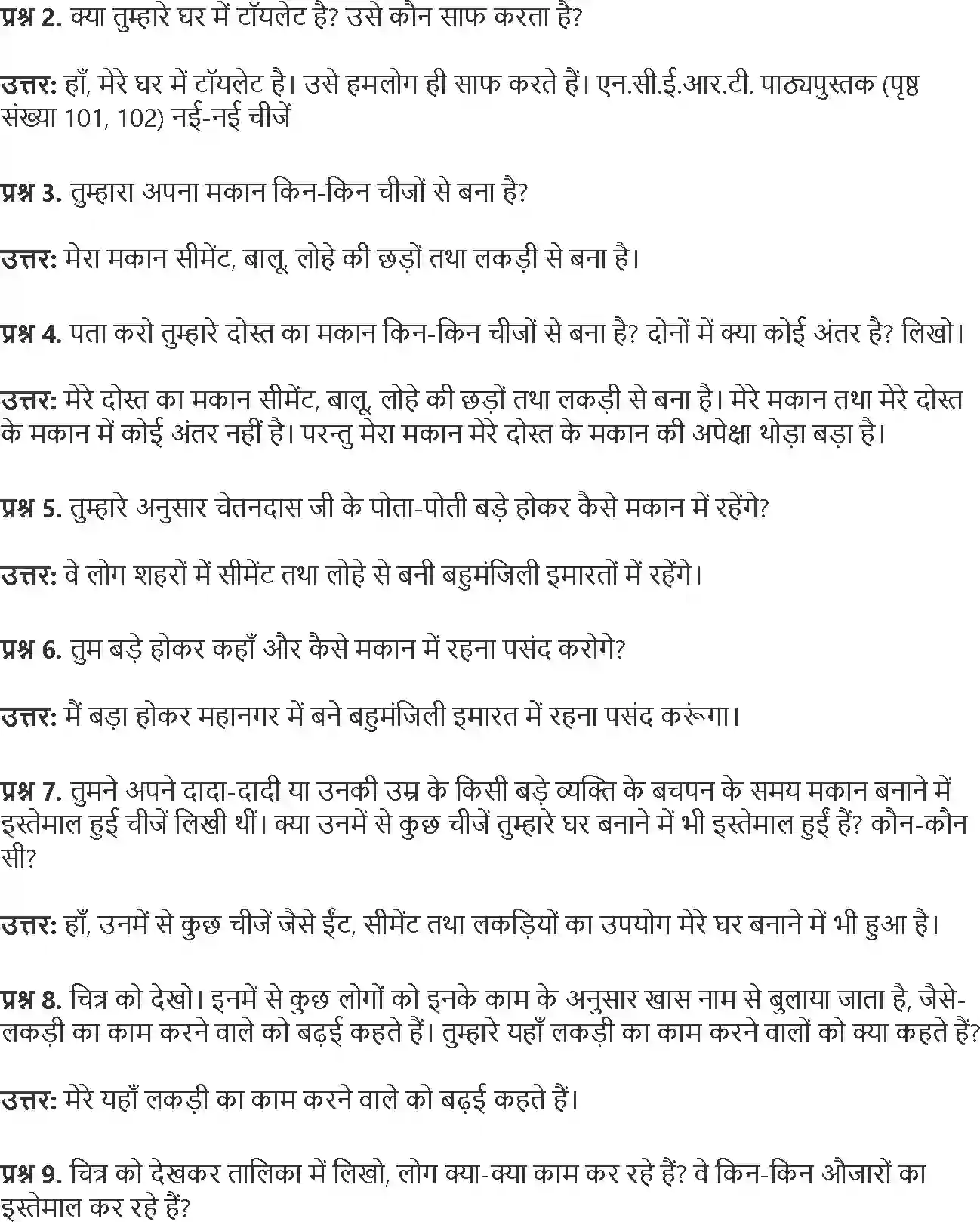 NCERT-Solution-Class-4-Paryavaran-Adhyayan-Aas-Paas-Chapter-12-Kaise-Kaise-Badle-Ghar-1965-page-2