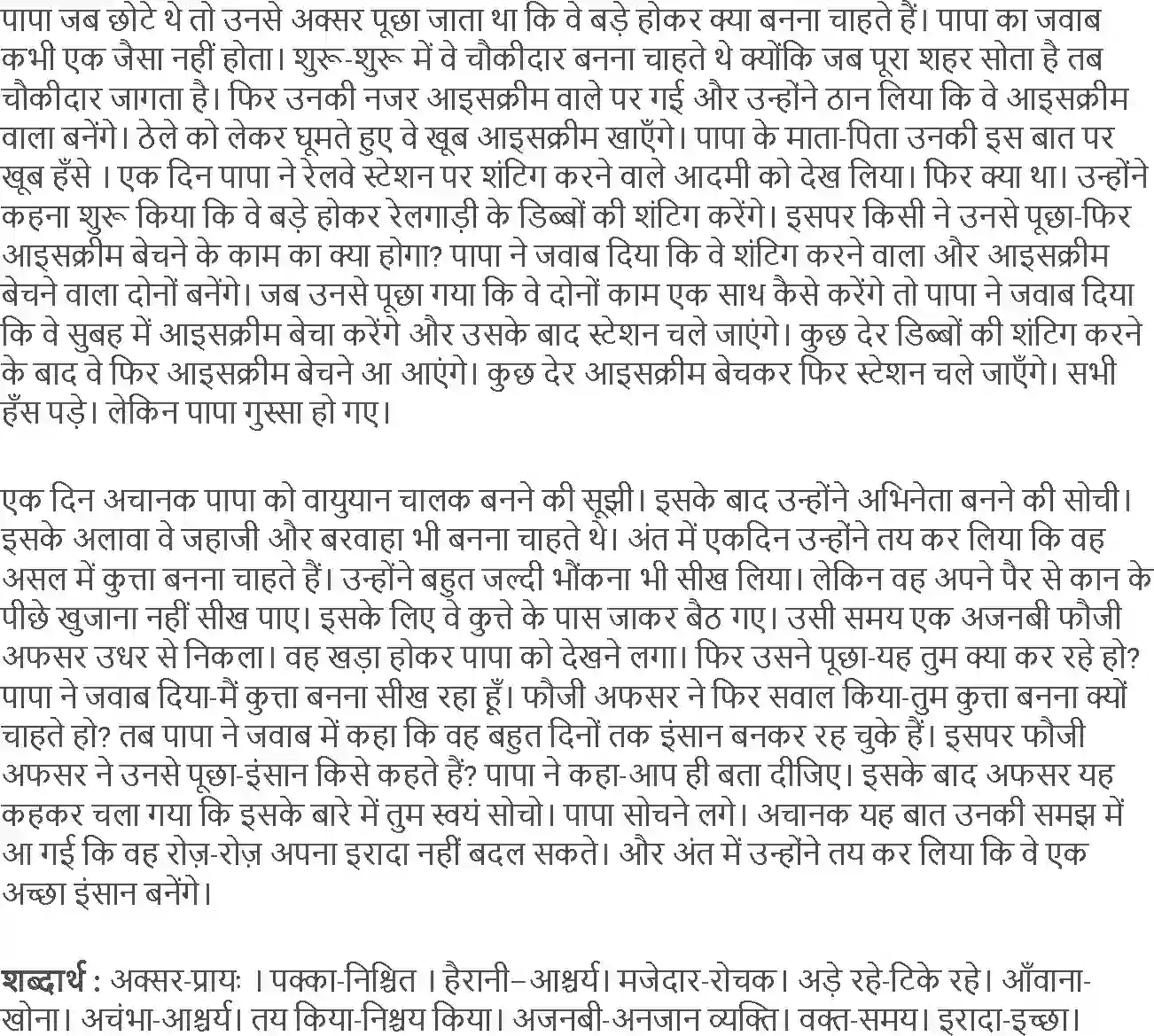 NCERT-Solution-Class-4-Rimjhim-Chapter-4-Papa-Jab-Bacche-The-1943-page-5