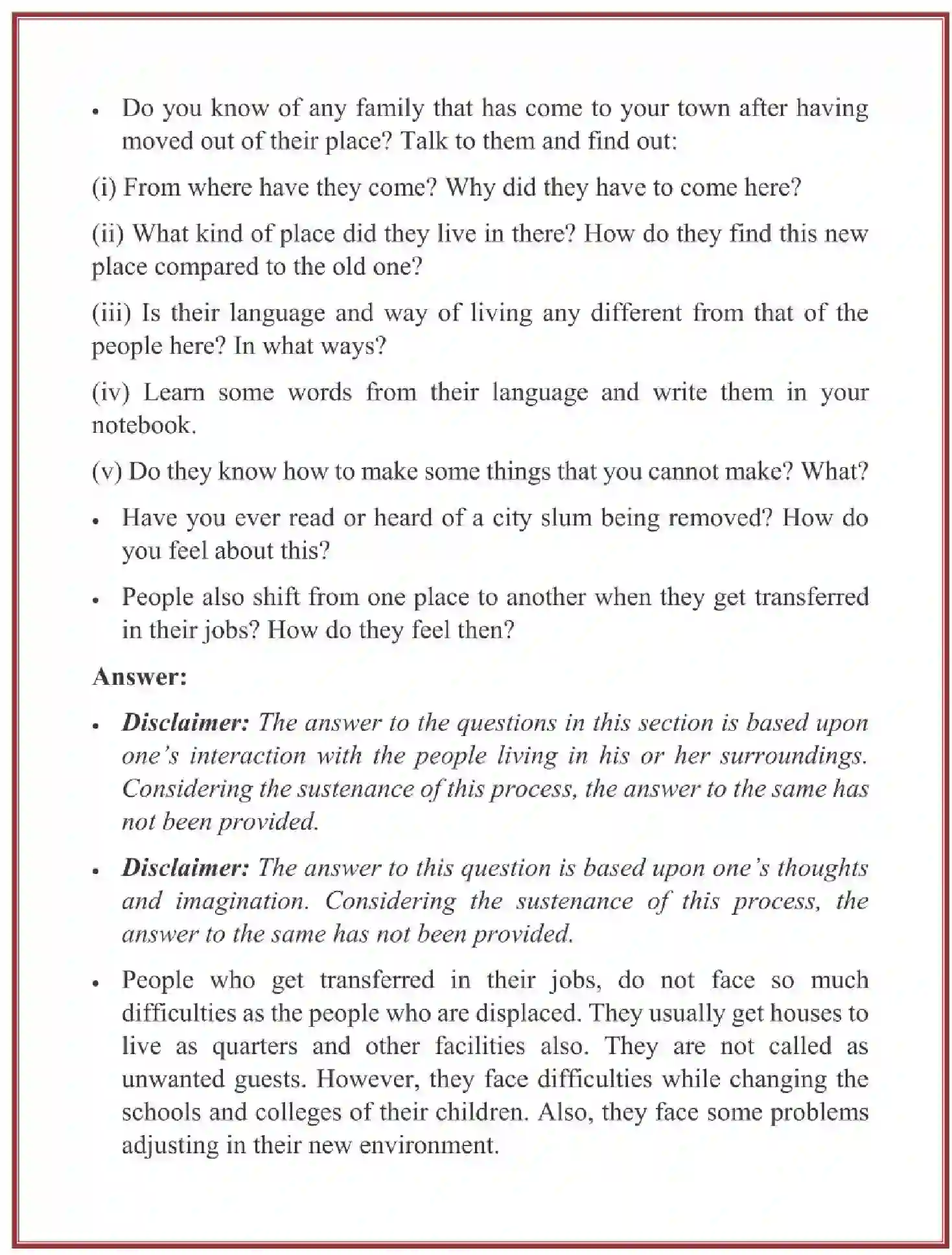 NCERT-Solution-Class-5-EVS-Chapter-18-No-Place-For-Us-1874-page-7