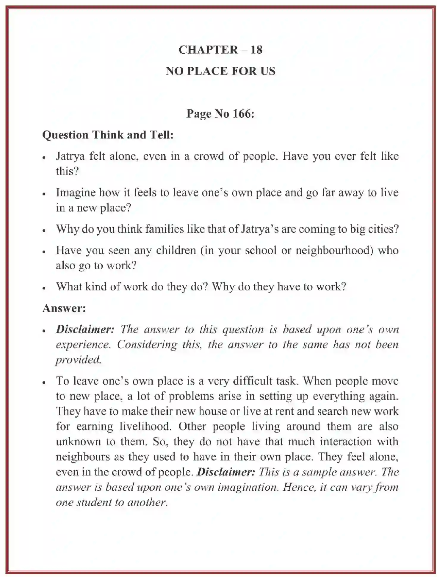 NCERT-Solution-Class-5-EVS-Chapter-18-No-Place-For-Us-4046-page-1