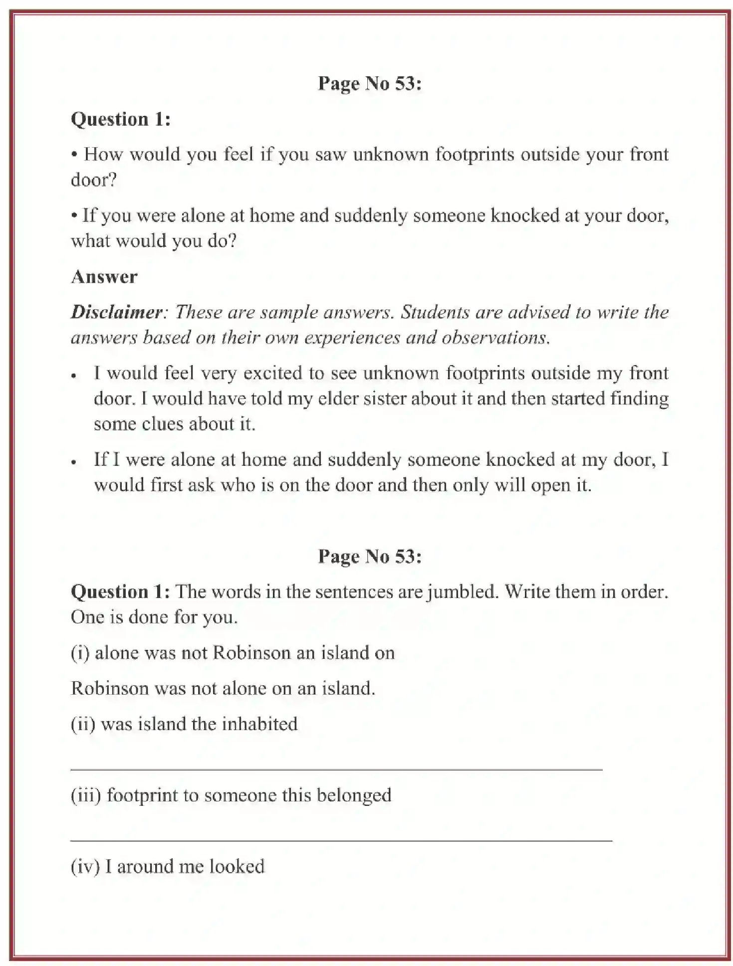 NCERT-Solution-Class-5-English-Chapter-3-Ribonson-Crusoe-Discover-A-Footprint-1817-page-3