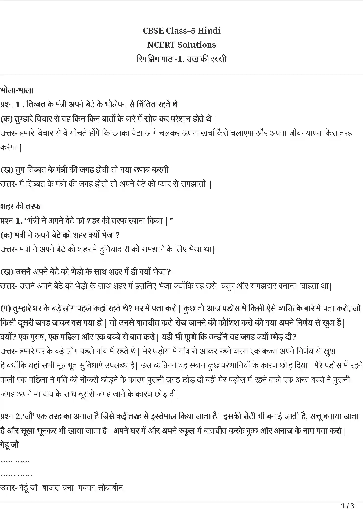 NCERT-Solution-Class-5-रिमझिम-राख-की-रस्सी-5428-page-1