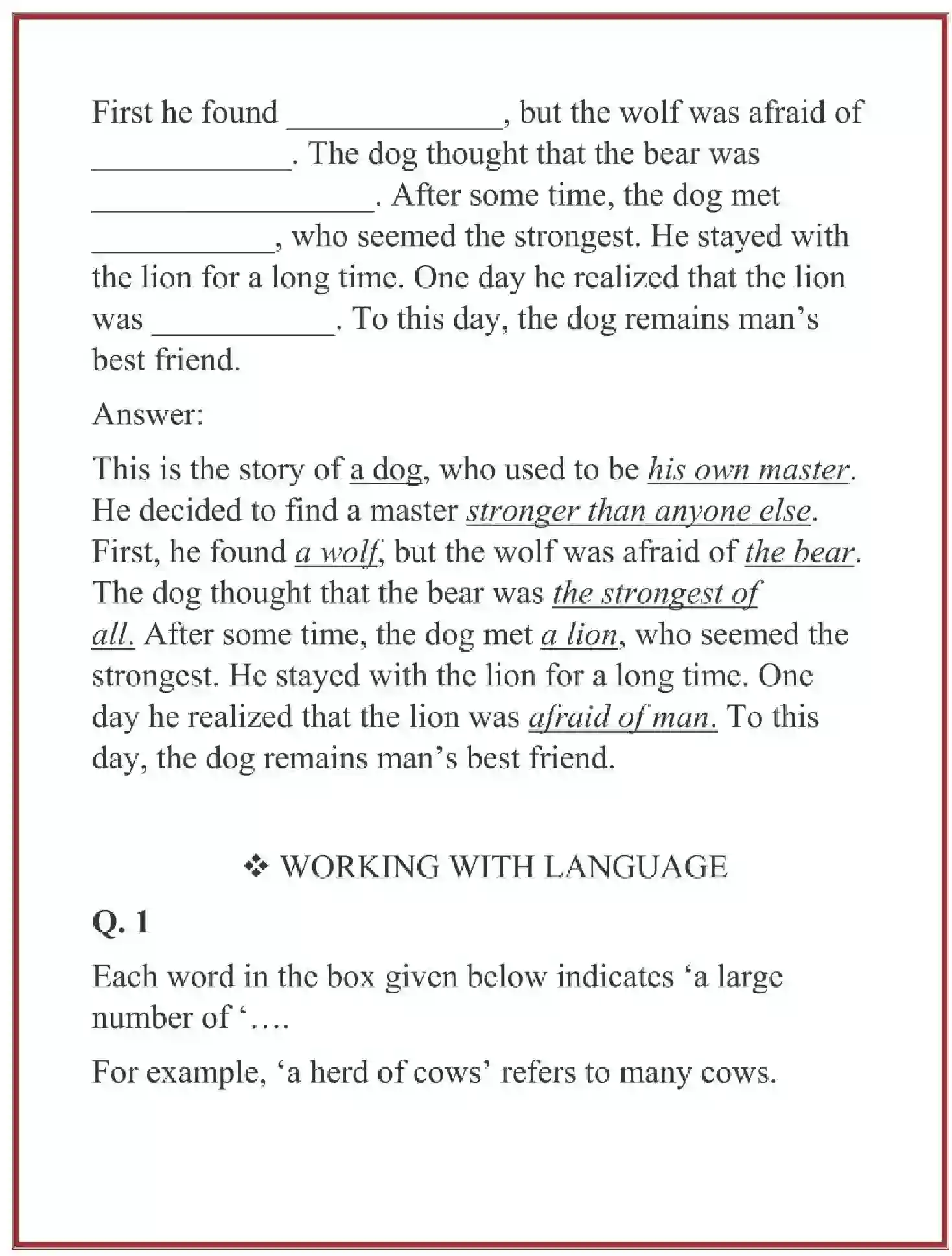 NCERT-Solution-Class-6-English-Chapter-2-How-the-Dog-Found-Himself-1660-page-4