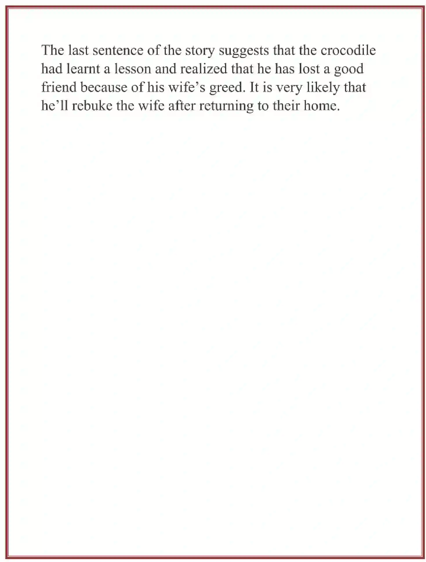 NCERT-Solution-Class-6-English-Chapter-6-The-Monkey-and-the-Crocodile-1654-page-4