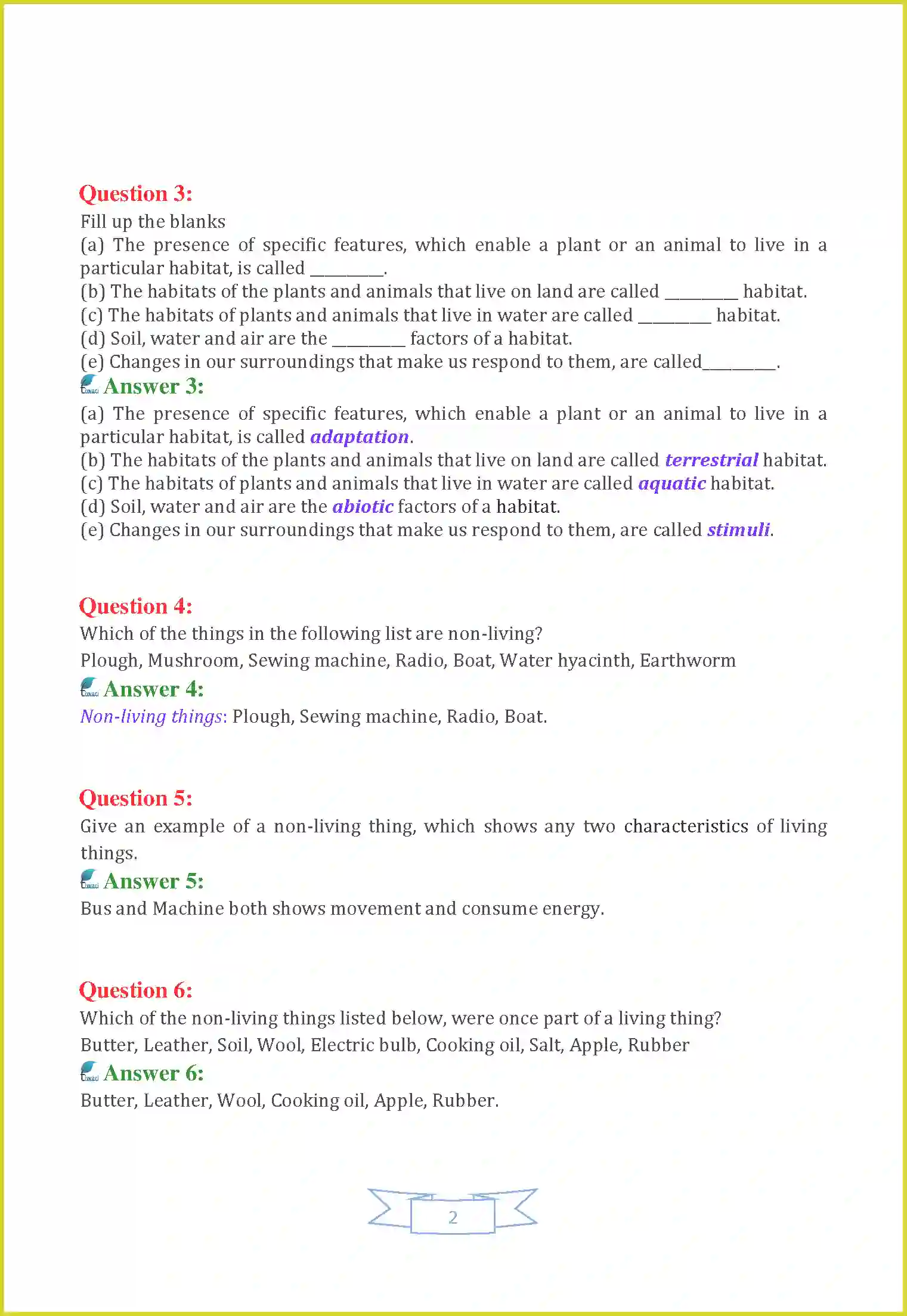 NCERT-Solution-Class-6-Science-Chapter-9-The-Living-Organisms-and-Their-Surroundings-1641-page-2