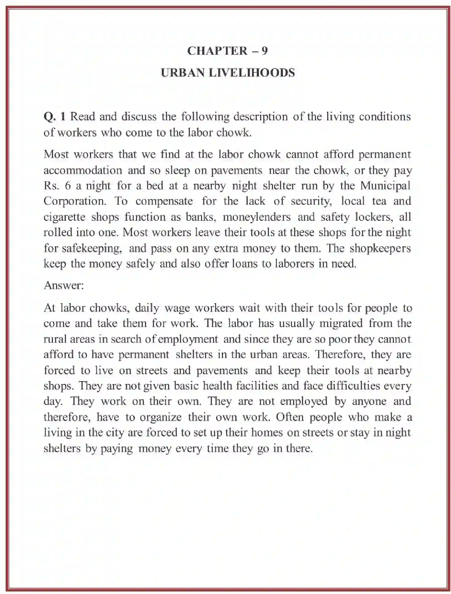 NCERT-Solution-Class-6-Social-Science-Civics-Chapter-9-Urban-Livelihoods-3857-page-1
