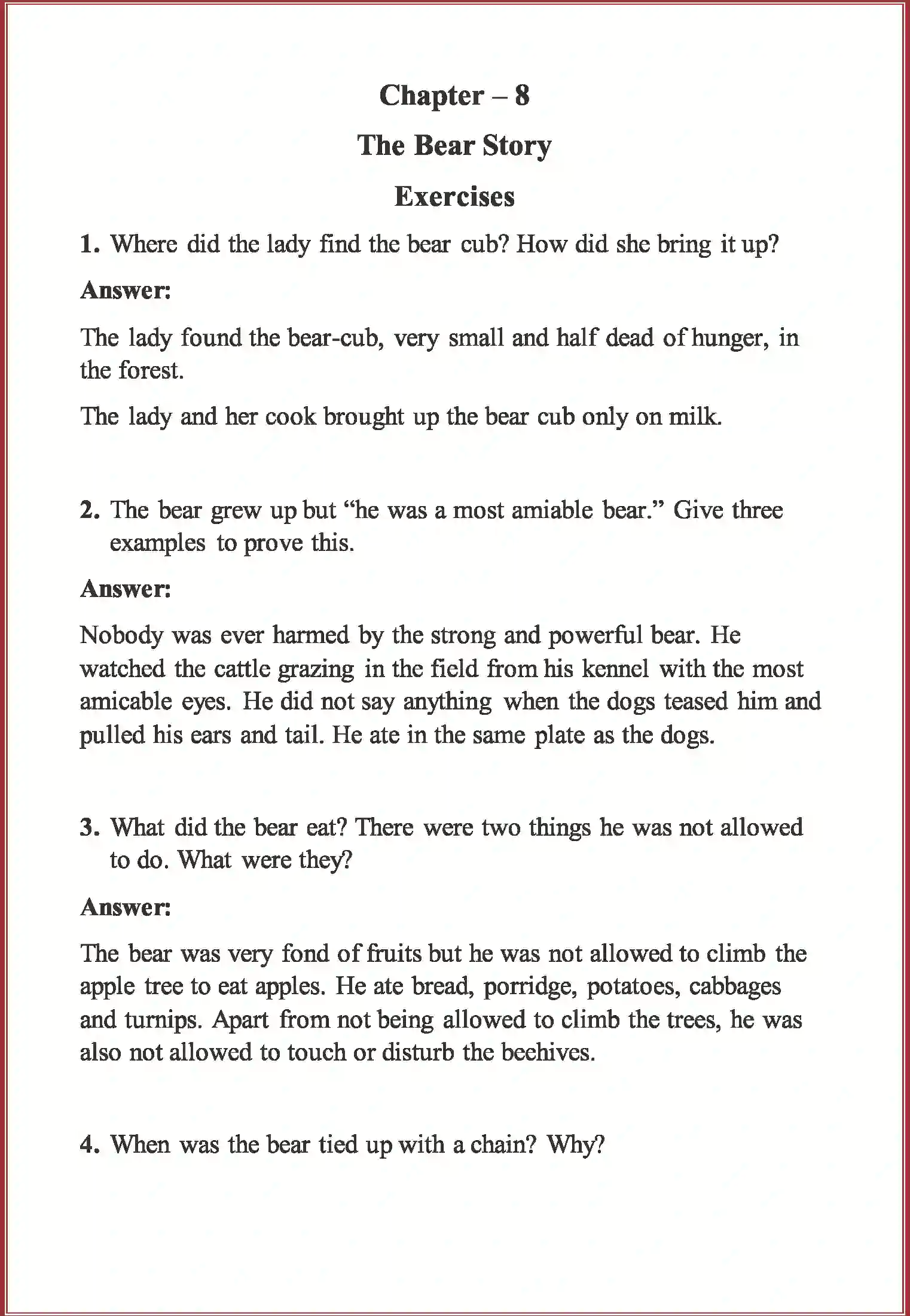NCERT-Solution-Class-7-English-An-Alien-Hand-Chapter-8-The-Bear-Story-3675-page-1