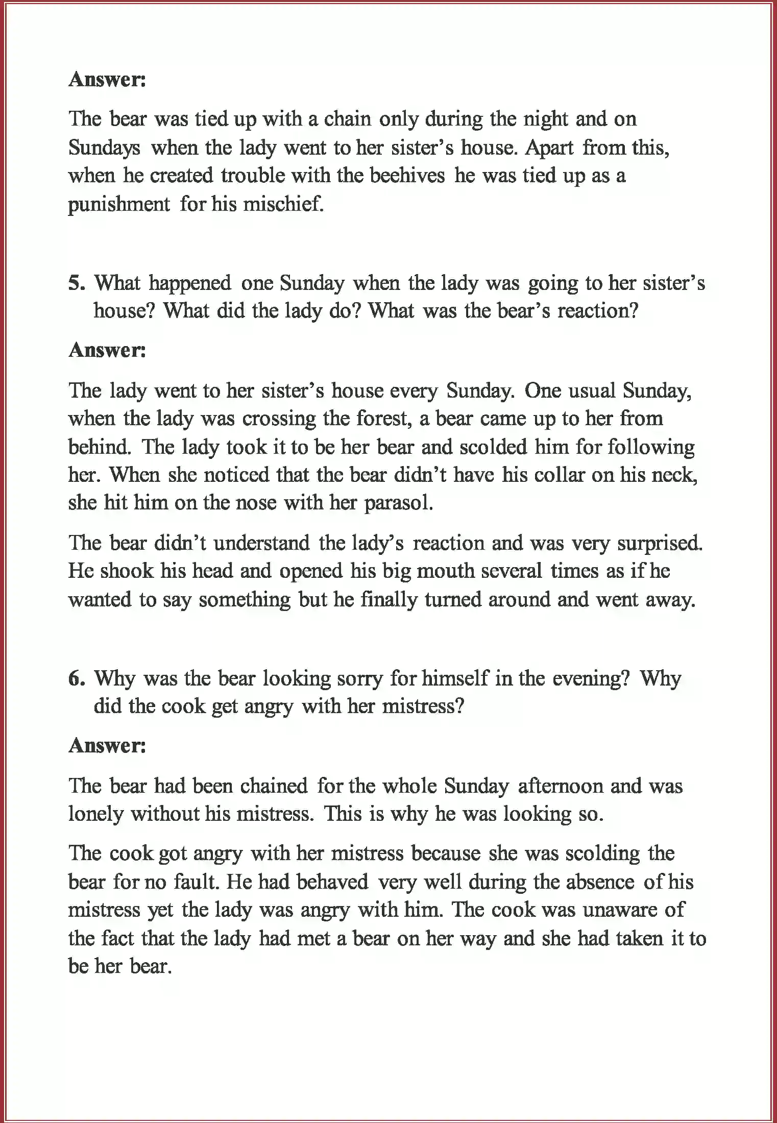 NCERT-Solution-Class-7-English-An-Alien-Hand-Chapter-8-The-Bear-Story-3675-page-2