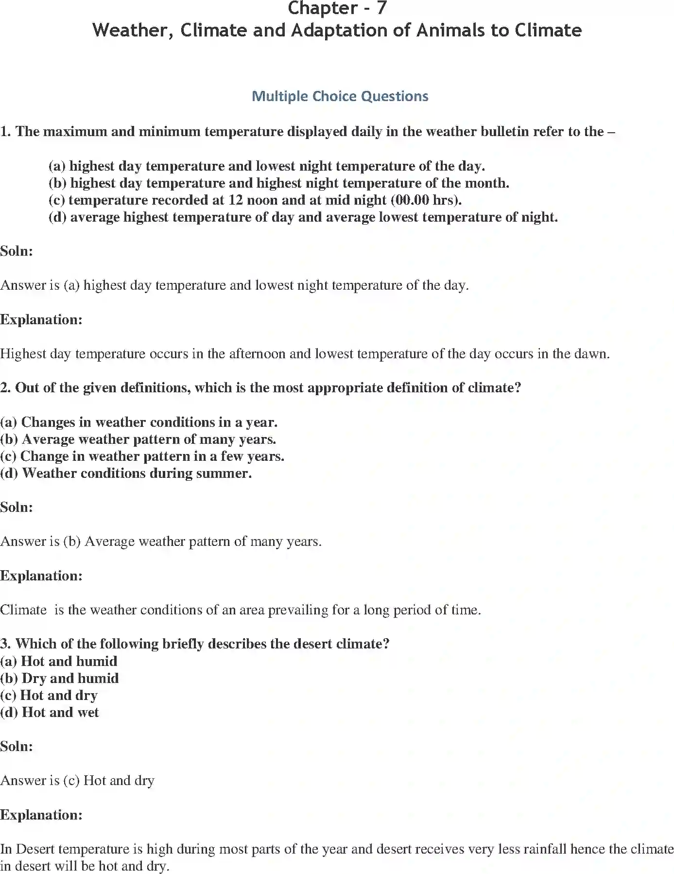 NCERT-Solution-Class-7-Science-Exemplar-Weather-Climate-and--Adaptation-of-Animals-to-Climate-Exemplar-3779-page-1