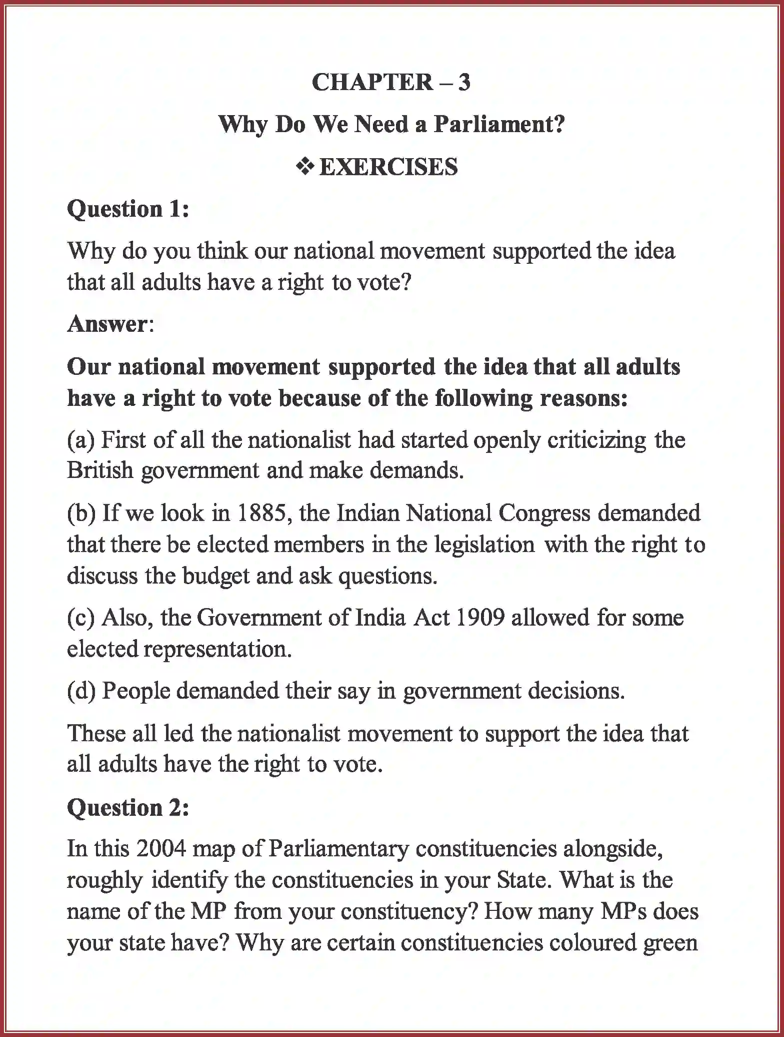 NCERT-Solution-Class-8-Civics-Social-and-Political-Life-III-Chapter-3-Why-Do-We-Need-a-Parliament-1377-page-1