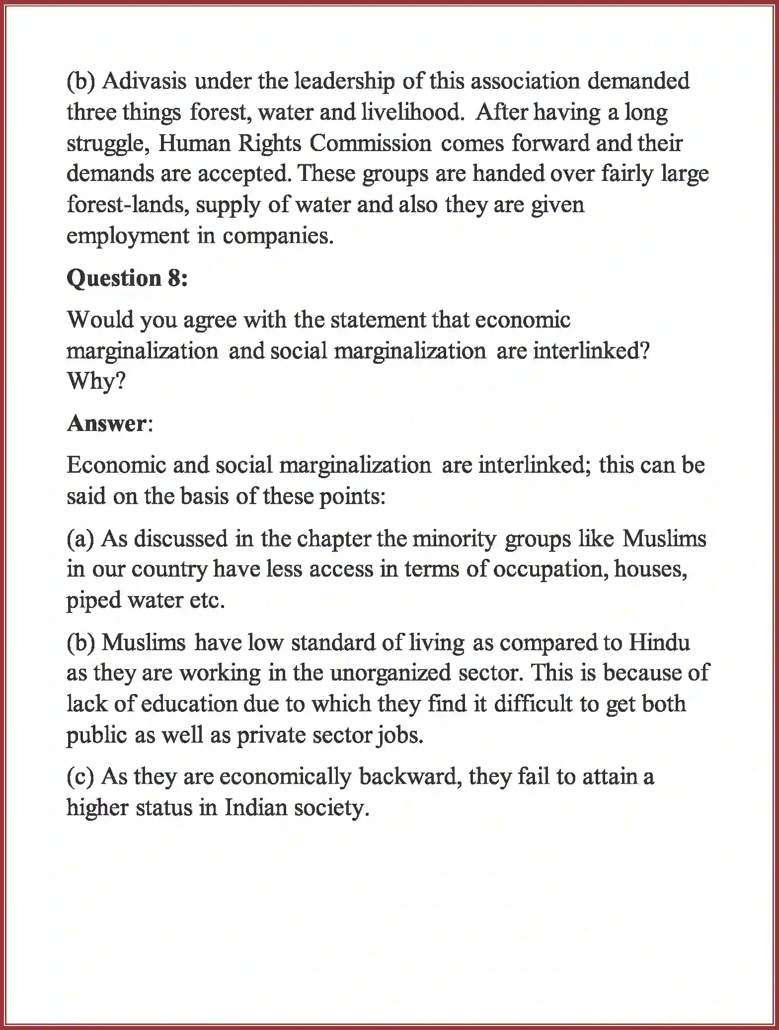 NCERT-Solution-Class-8-Civics-Social-and-Political-Life-III-Chapter-7-Understanding-Marginalisation-3553-page-5