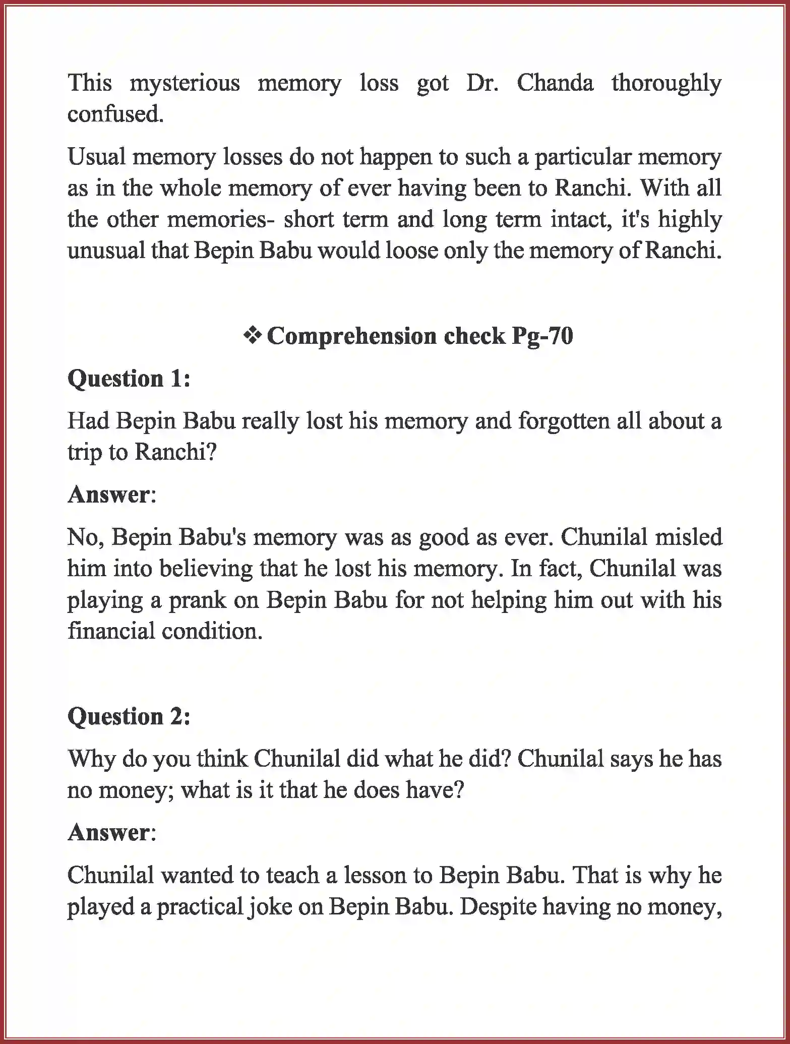 NCERT-Solution-Class-8-English-Honeydew-Bepin-Choudhury’s-Lapse-of-Memory-1332-page-5