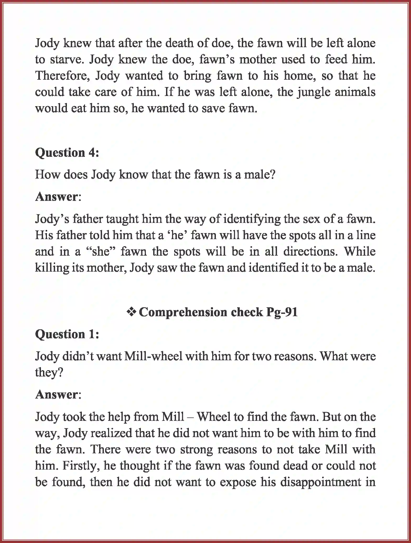 NCERT-Solution-Class-8-English-Honeydew-This-is-Jody’s-Fawn-3506-page-2