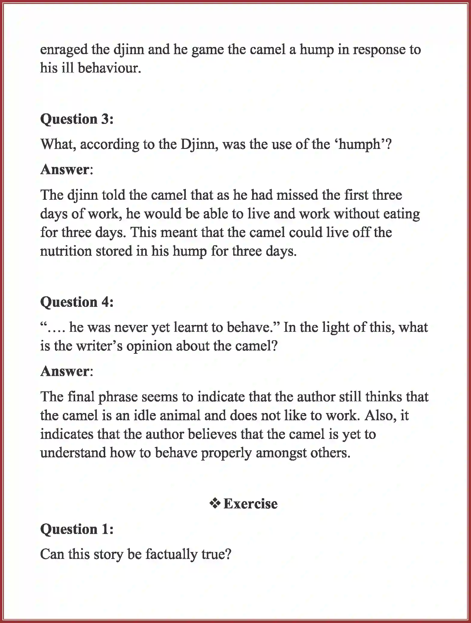 NCERT-Solution-Class-8-English-It-So-Happened-Chapter-1-How-The-Camel-Got-His-Hump-3519-page-3