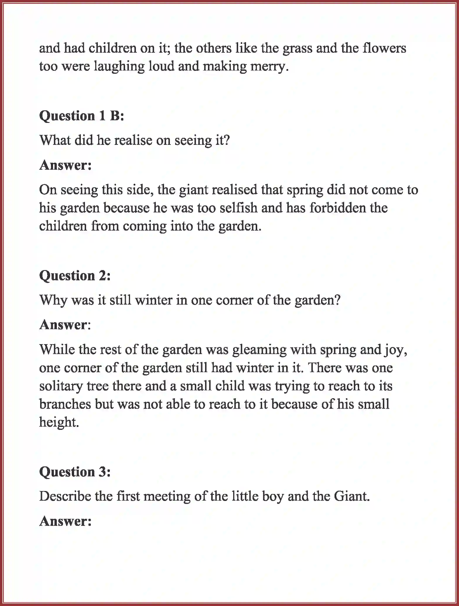 NCERT-Solution-Class-8-English-It-So-Happened-Chapter-3-The-Selfish-Giant-1349-page-4