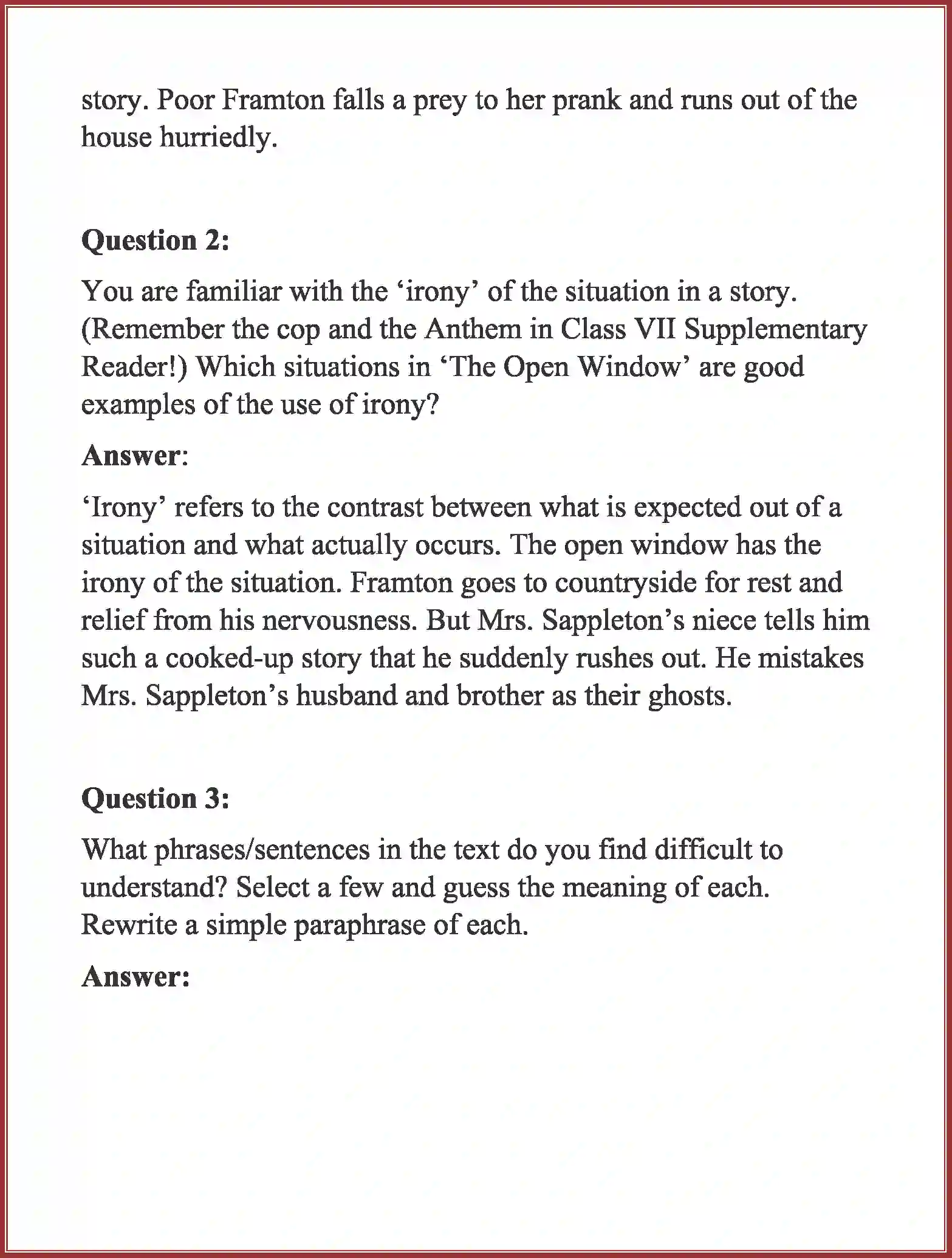 NCERT-Solution-Class-8-English-It-So-Happened-Chapter-7-The-Open-Window-1353-page-4