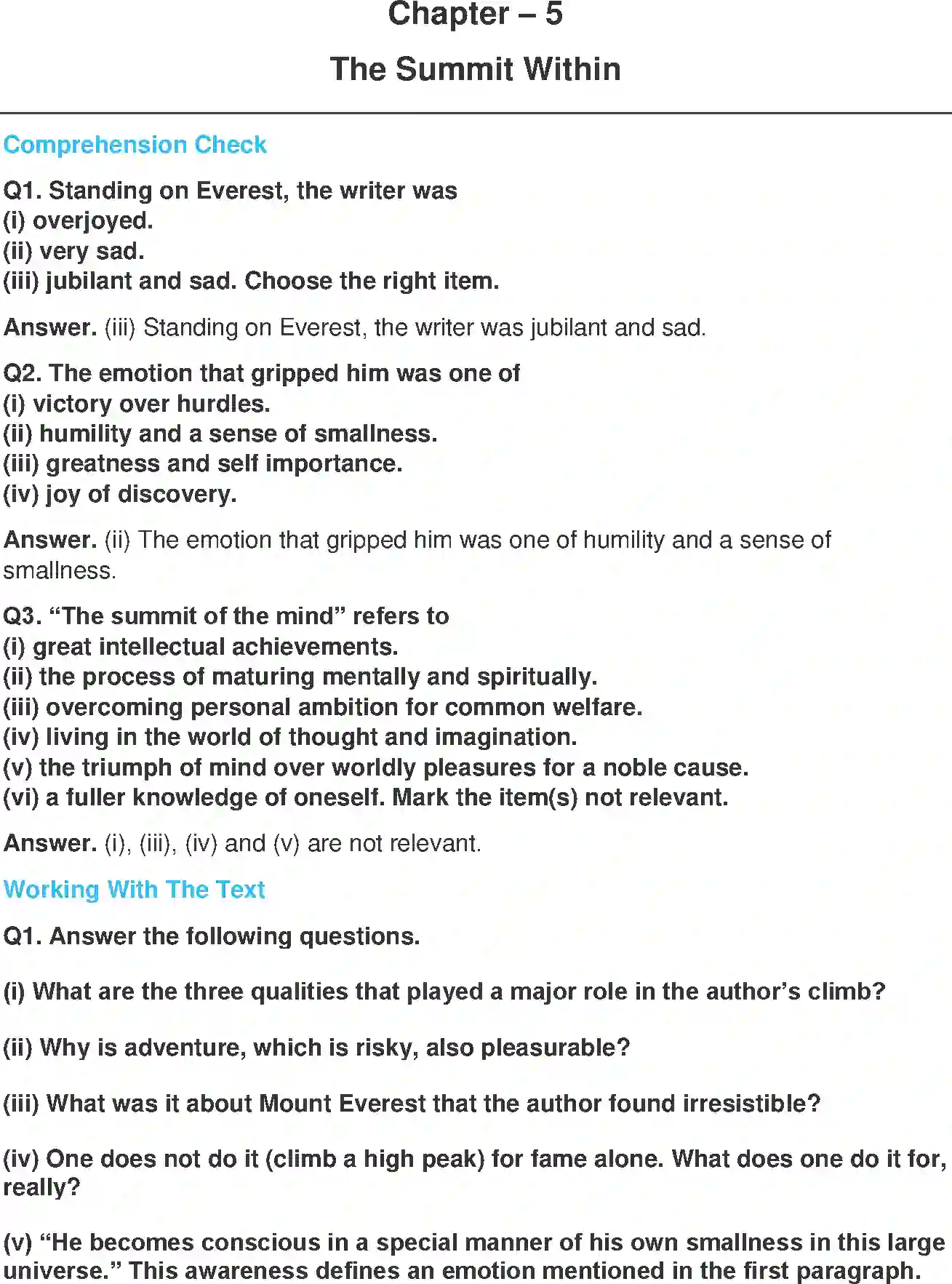 NCERT-Solution-Class-8-Honeydew-The-Summit-Within-5126-page-1