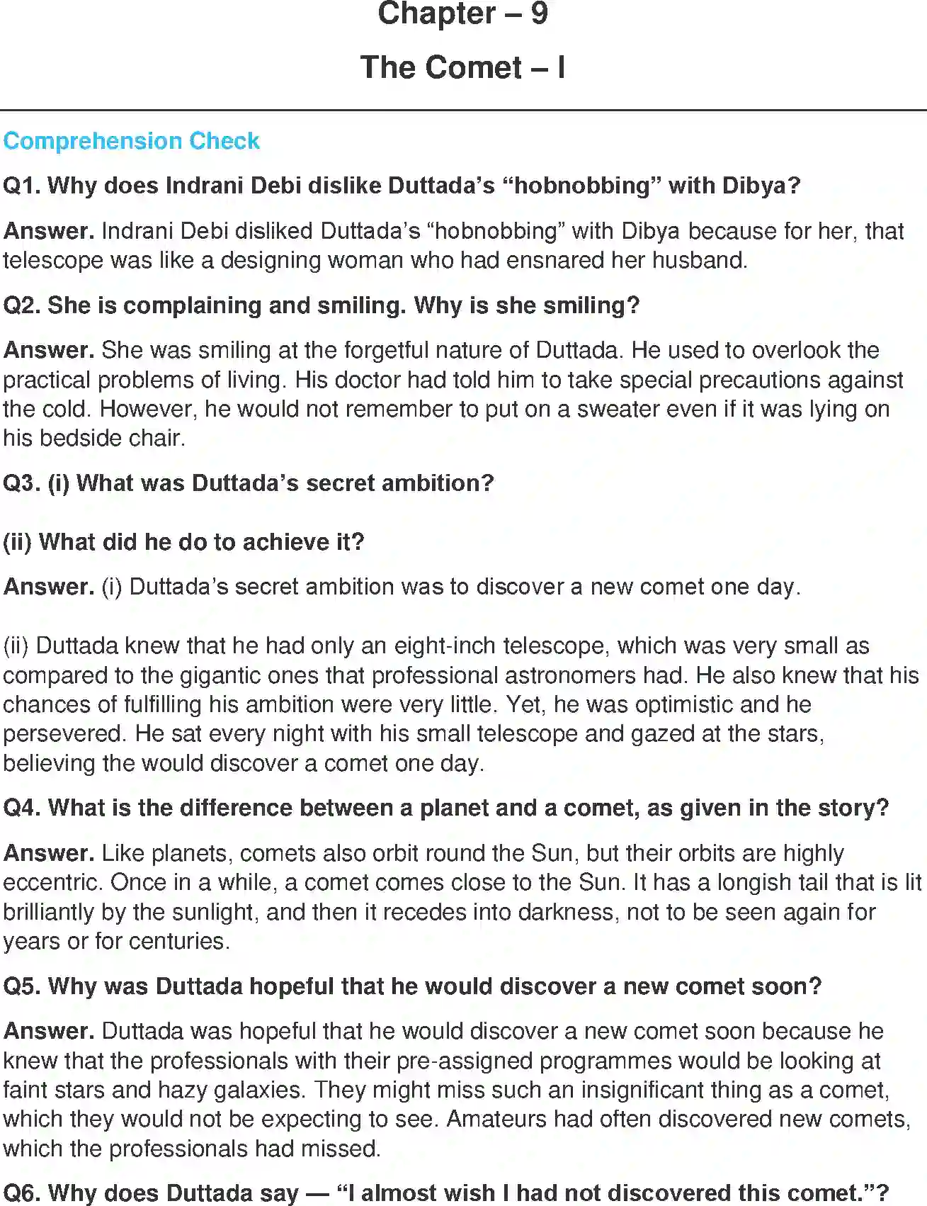 NCERT-Solution-Class-8-It-So-Happened-The-Comet--I-5119-page-1
