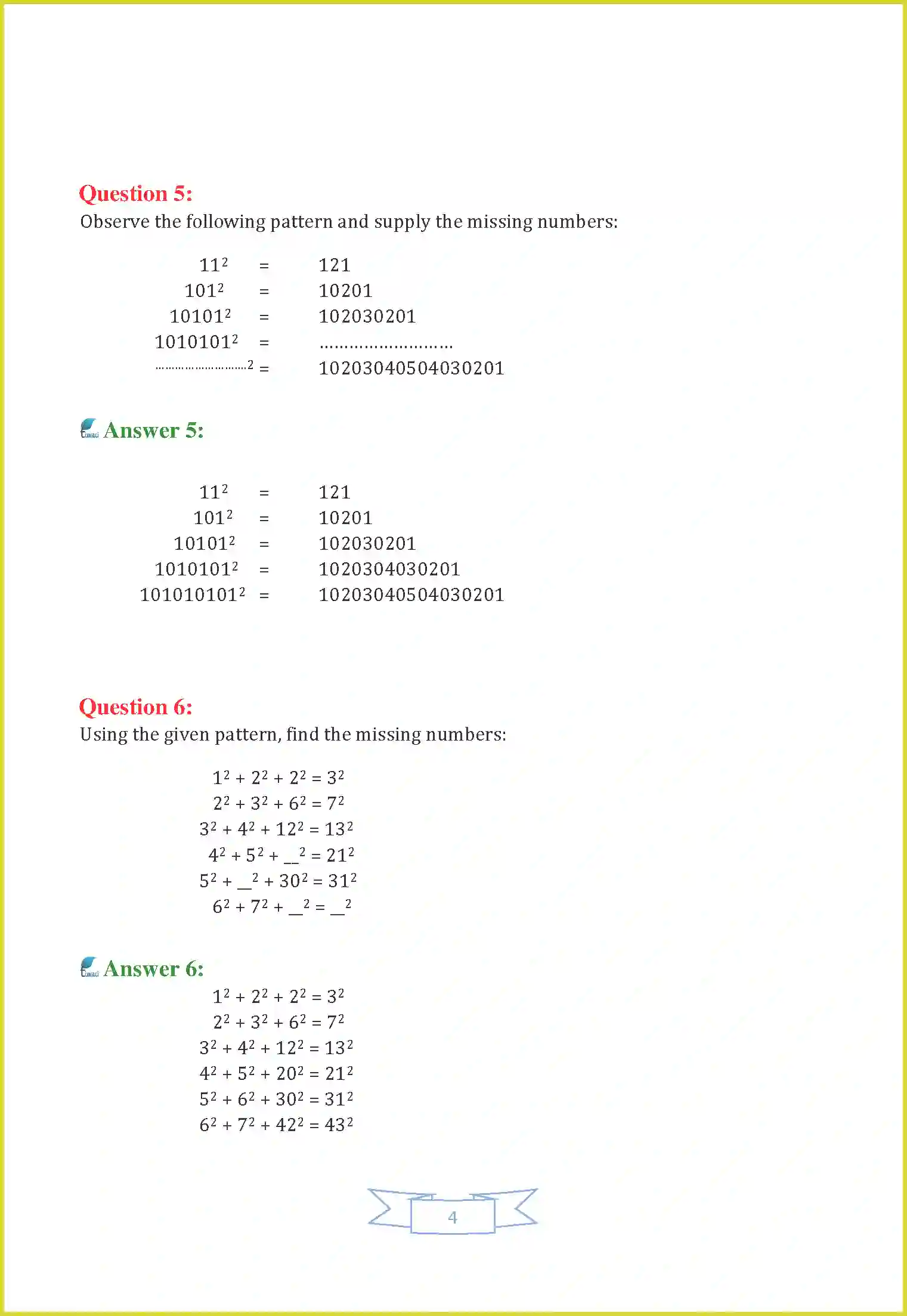 NCERT-Solution-Class-8-Maths-Chapter-6-Square-and-Square-Roots-3450-page-4