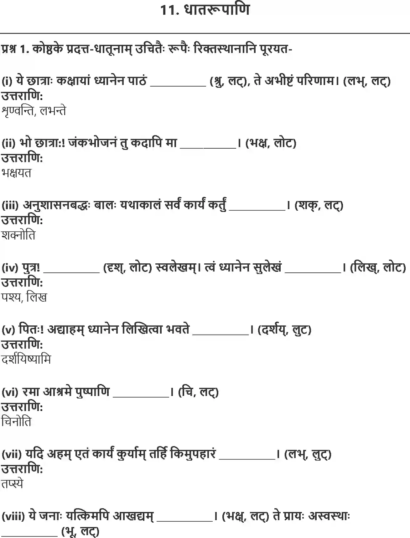 NCERT-Solution-Class-9-Abhyasvan-Bhav-Dhatrupani-1271-page-1
