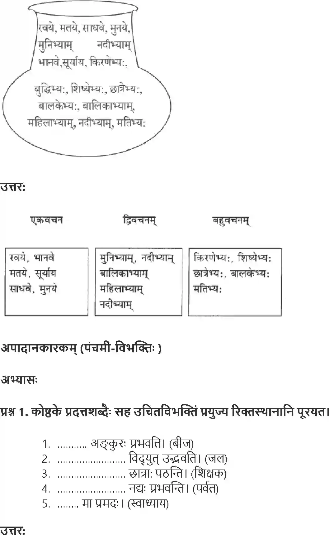 NCERT-Solution-Class-9-Abhyasvan-Bhav-Karkopapadvibhakti-1266-page-13