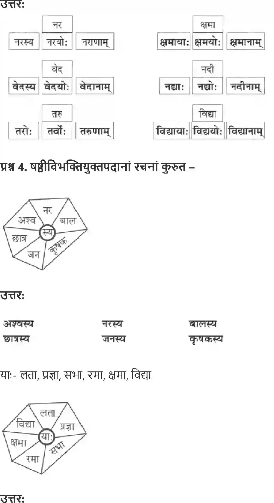 NCERT-Solution-Class-9-Abhyasvan-Bhav-Karkopapadvibhakti-1266-page-18