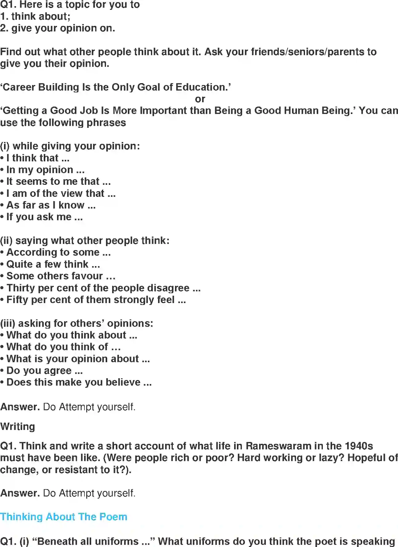 NCERT-Solution-Class-9-Beehive-My-Childhood-4983-page-8