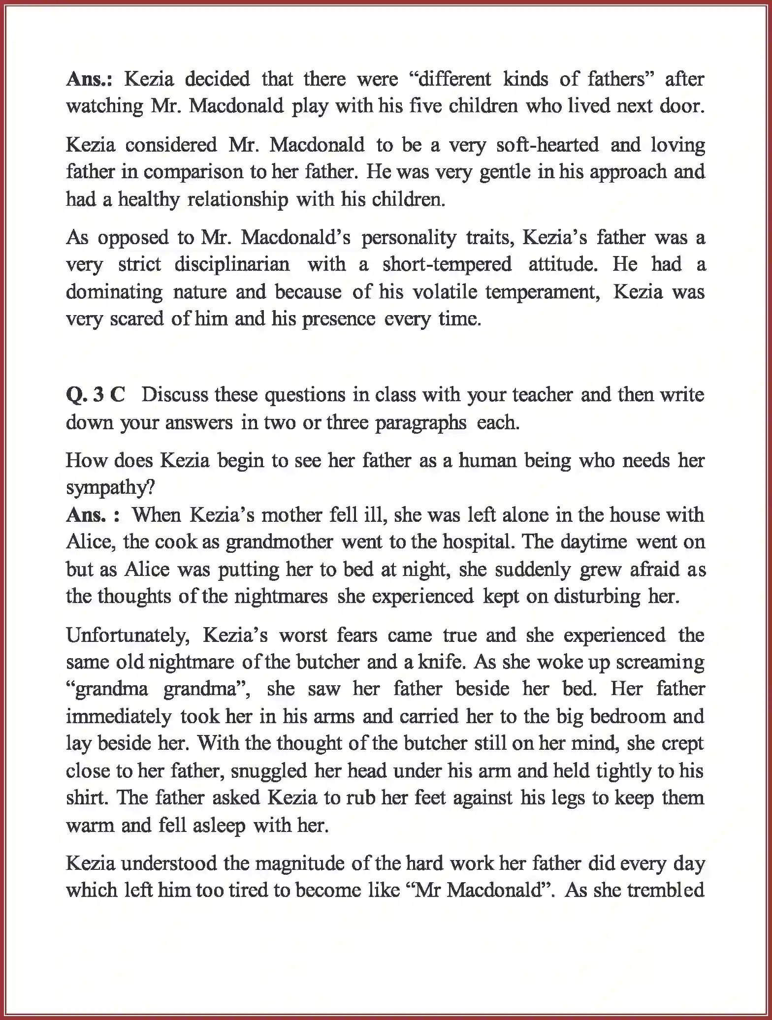 NCERT-Solution-Class-9-English-Beehive-The-Little-Girl-1131-page-11