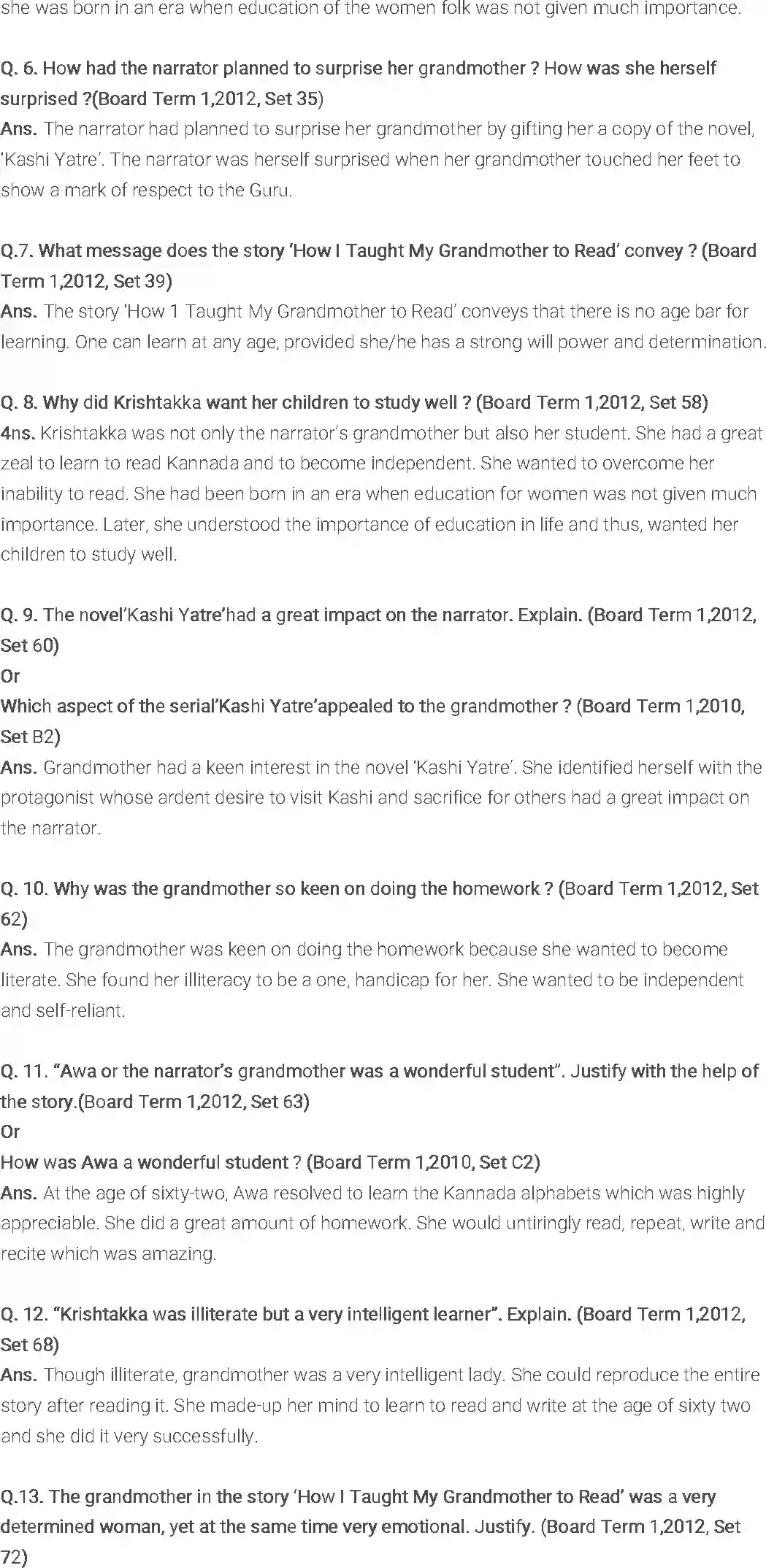 NCERT-Solution-Class-9-English-Literature-Reader-Chapter-1-How-I-Taught-My-Grandmother-to-Read-1147-page-4