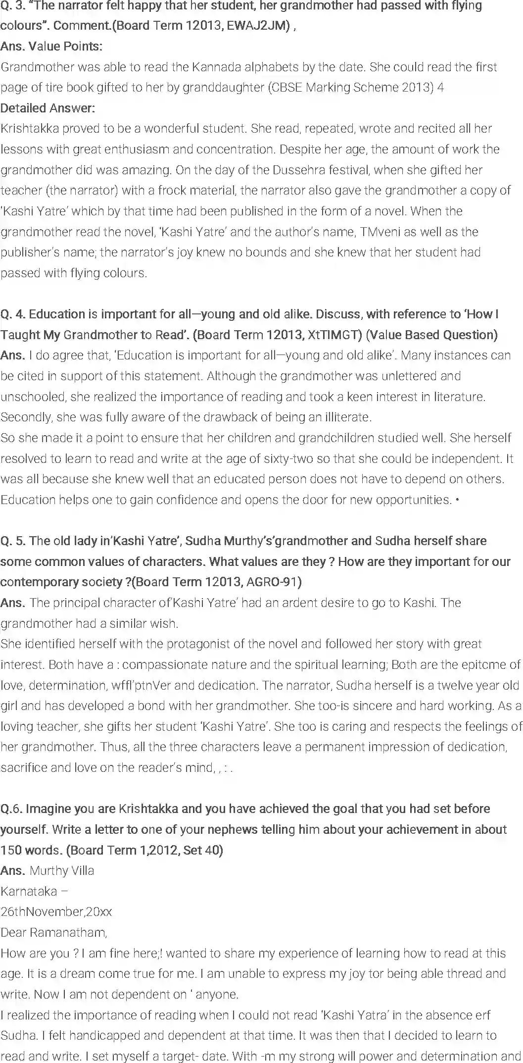 NCERT-Solution-Class-9-English-Literature-Reader-Chapter-1-How-I-Taught-My-Grandmother-to-Read-1147-page-7