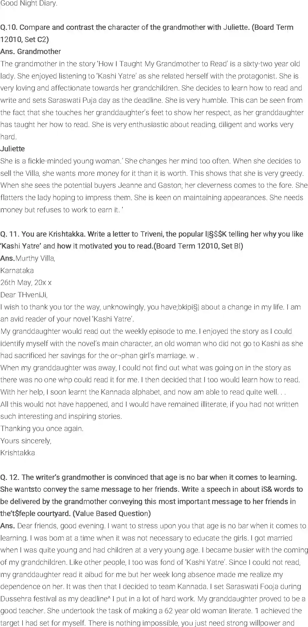 NCERT-Solution-Class-9-English-Literature-Reader-Chapter-1-How-I-Taught-My-Grandmother-to-Read-1147-page-9