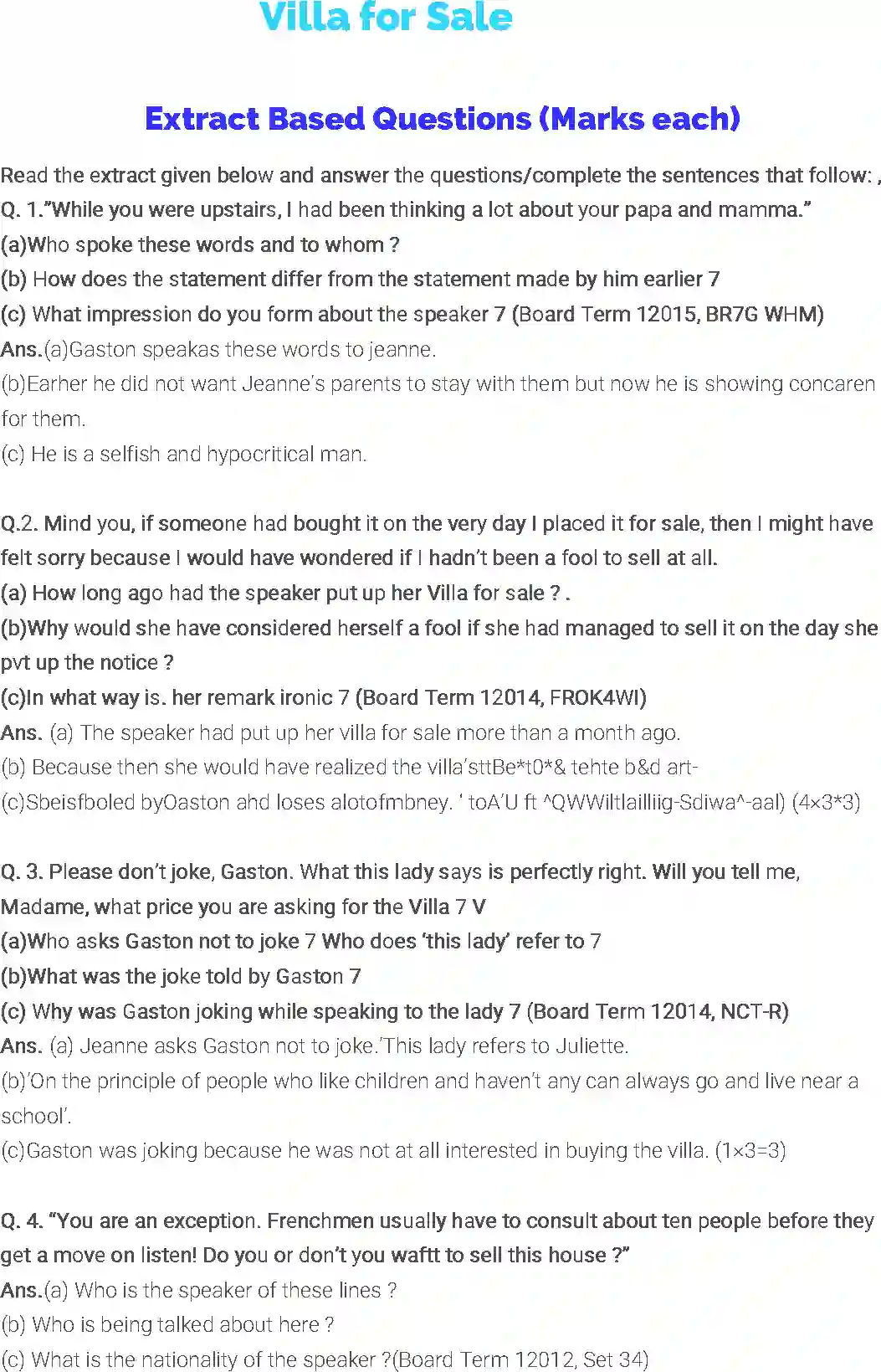 NCERT-Solution-Class-9-English-Literature-Reader-Chapter-1-Villa-for-Sale-3331-page-1