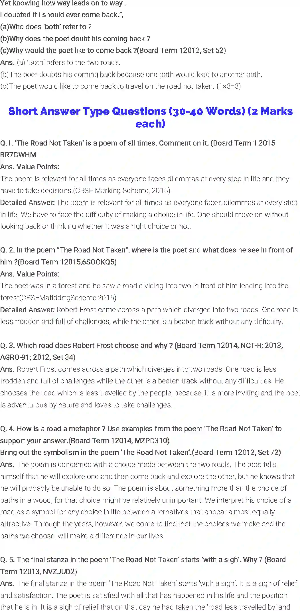 NCERT-Solution-Class-9-English-Literature-Reader-Chapter-2-The-Road-Not-Taken-3325-page-2