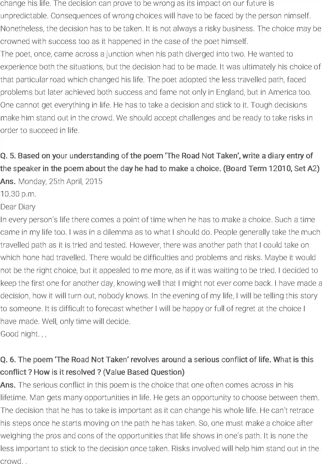 NCERT-Solution-Class-9-English-Literature-Reader-Chapter-2-The-Road-Not-Taken-3325-page-6